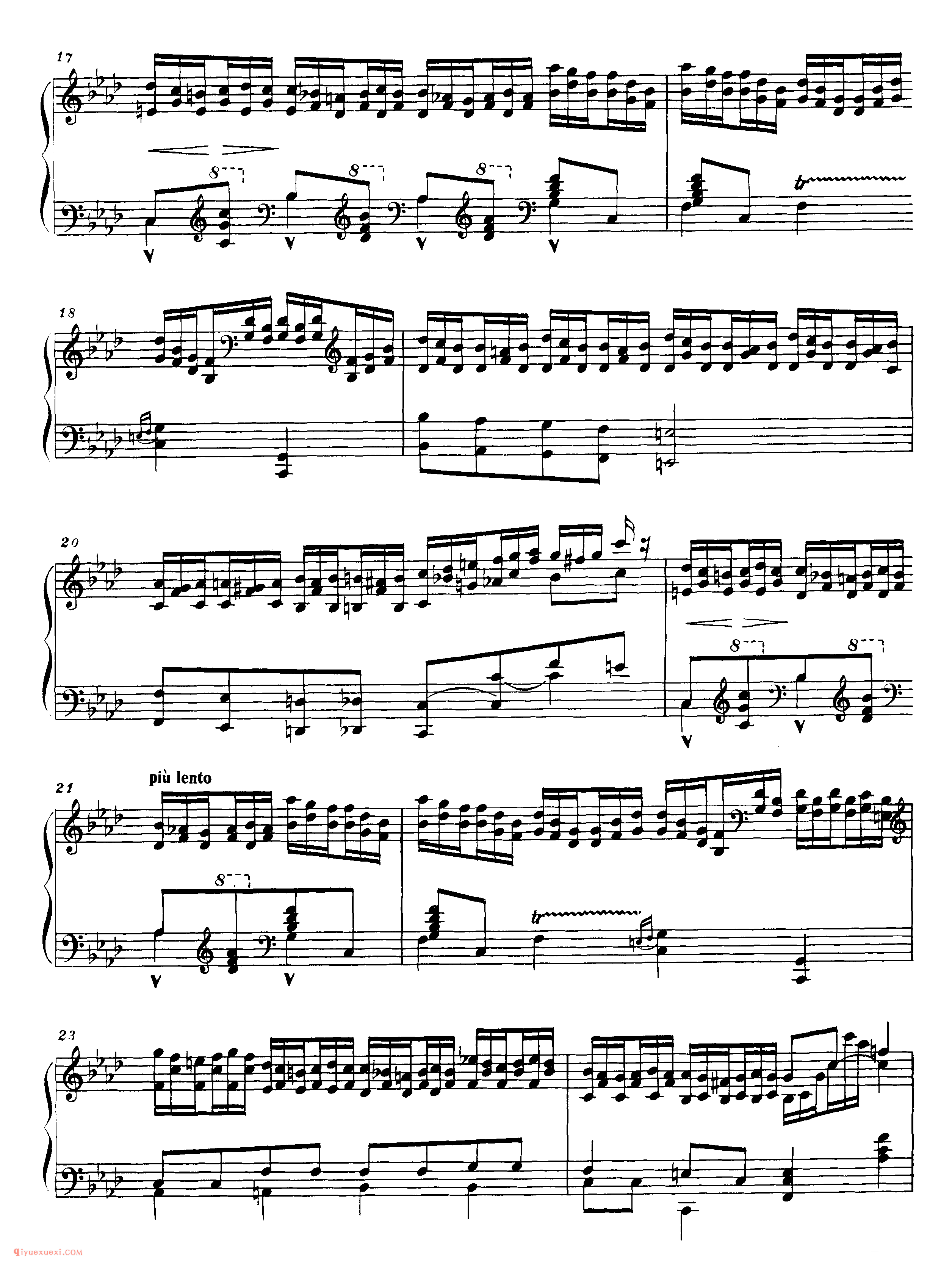 Variations on a Theme by Egoroff (1887)_斯克里亚宾钢琴谱