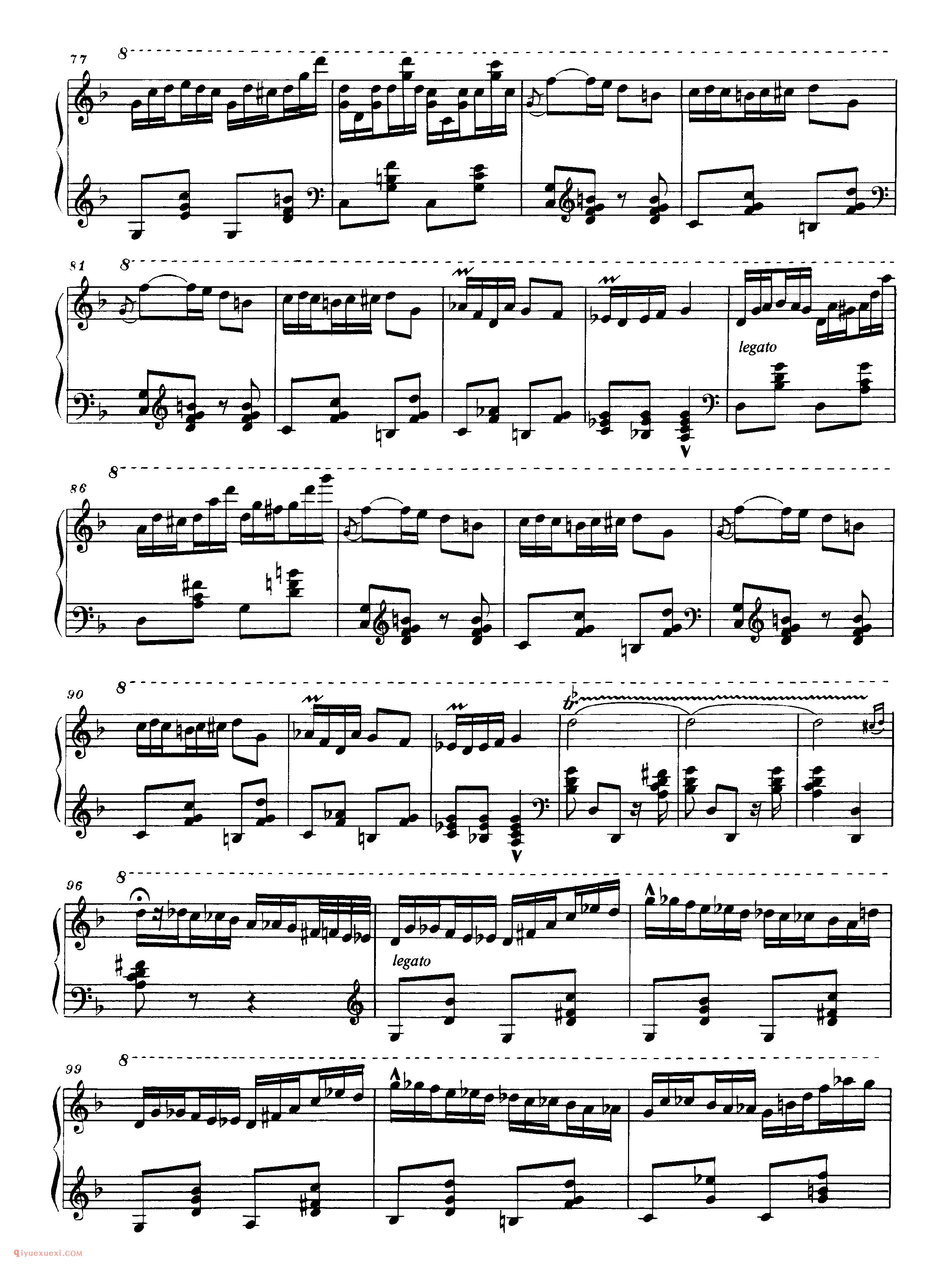 Variations on a Theme by Egoroff (1887)_斯克里亚宾钢琴谱