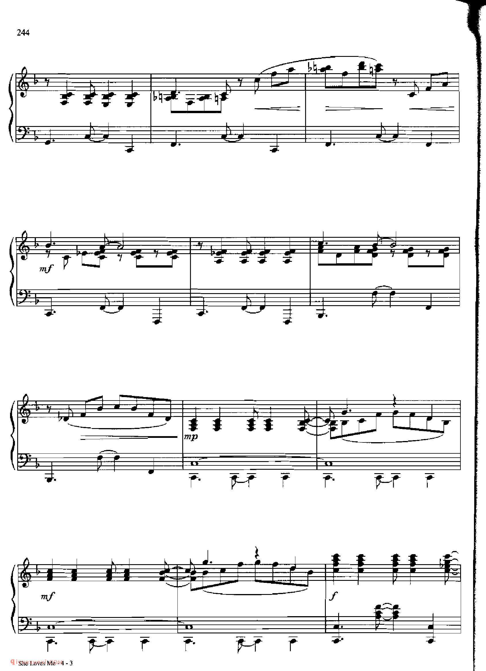 SEPARATE LIVES_丹·考斯特_Dan Coates_钢琴高级独奏乐曲谱