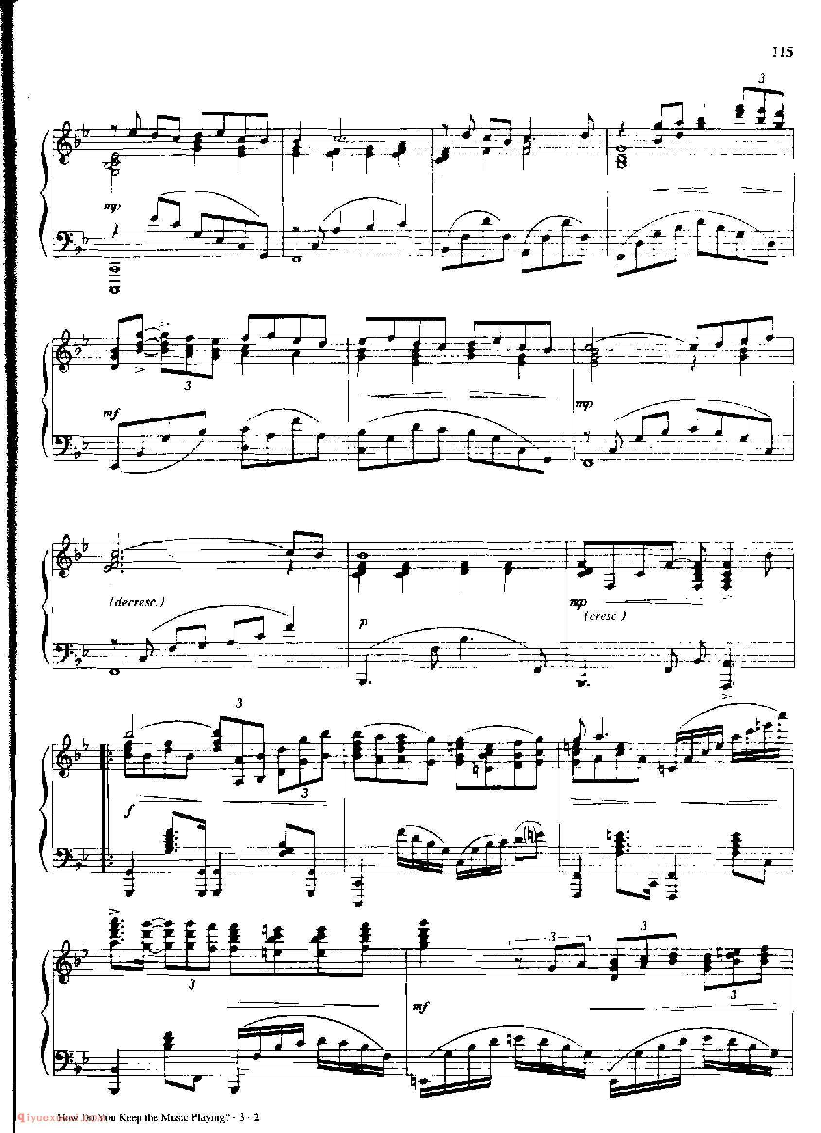 HOW DO YOU KEEP THE MUSIC PLA_丹·考斯特_Dan Coates_钢琴高级独奏乐曲谱