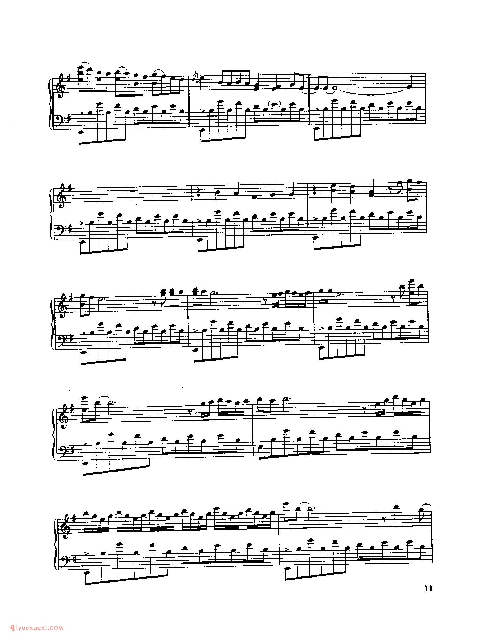 February Sea_乔治·温斯顿钢琴独奏乐曲谱