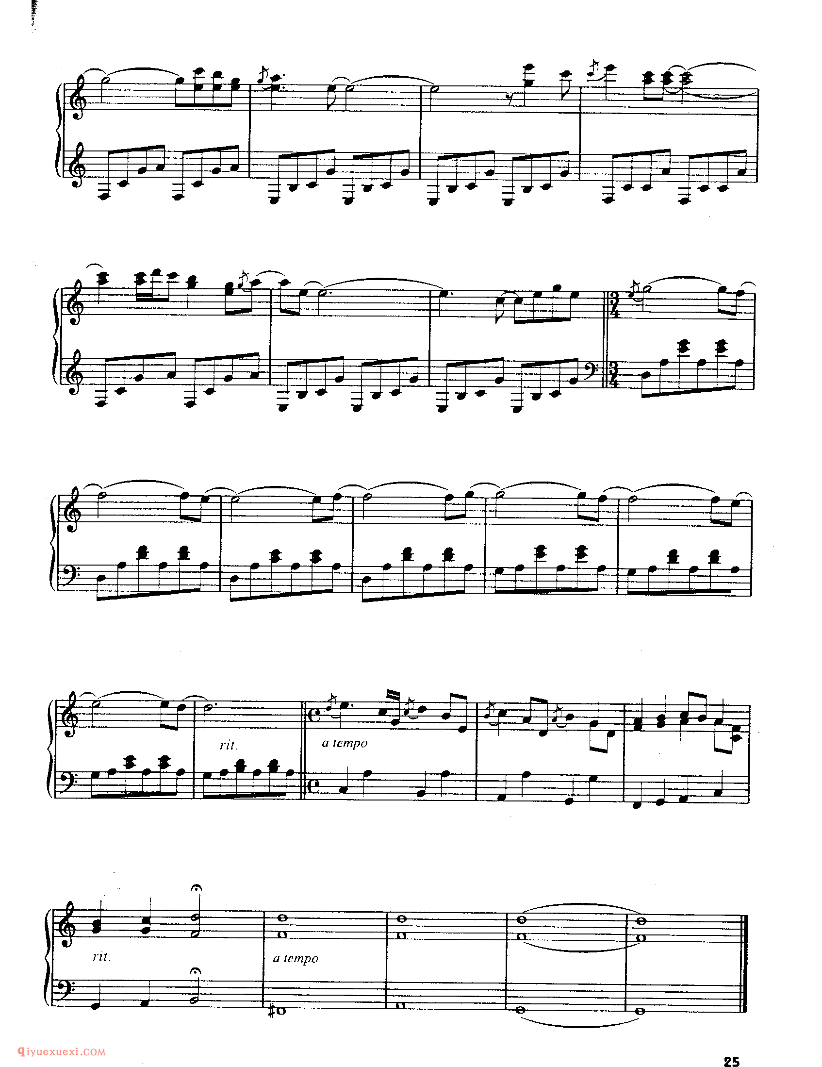 flection_乔治·温斯顿钢琴独奏乐曲谱