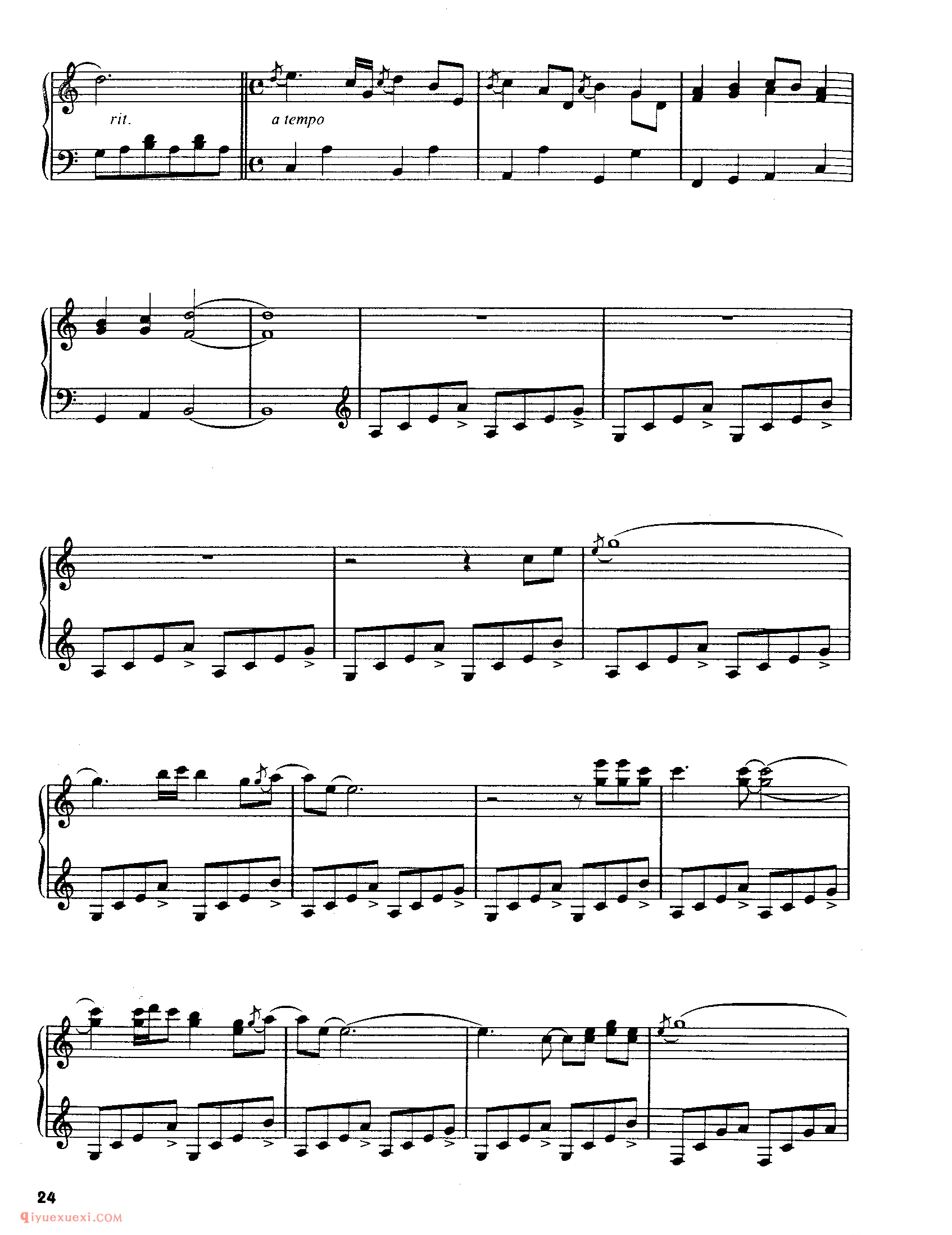 flection_乔治·温斯顿钢琴独奏乐曲谱