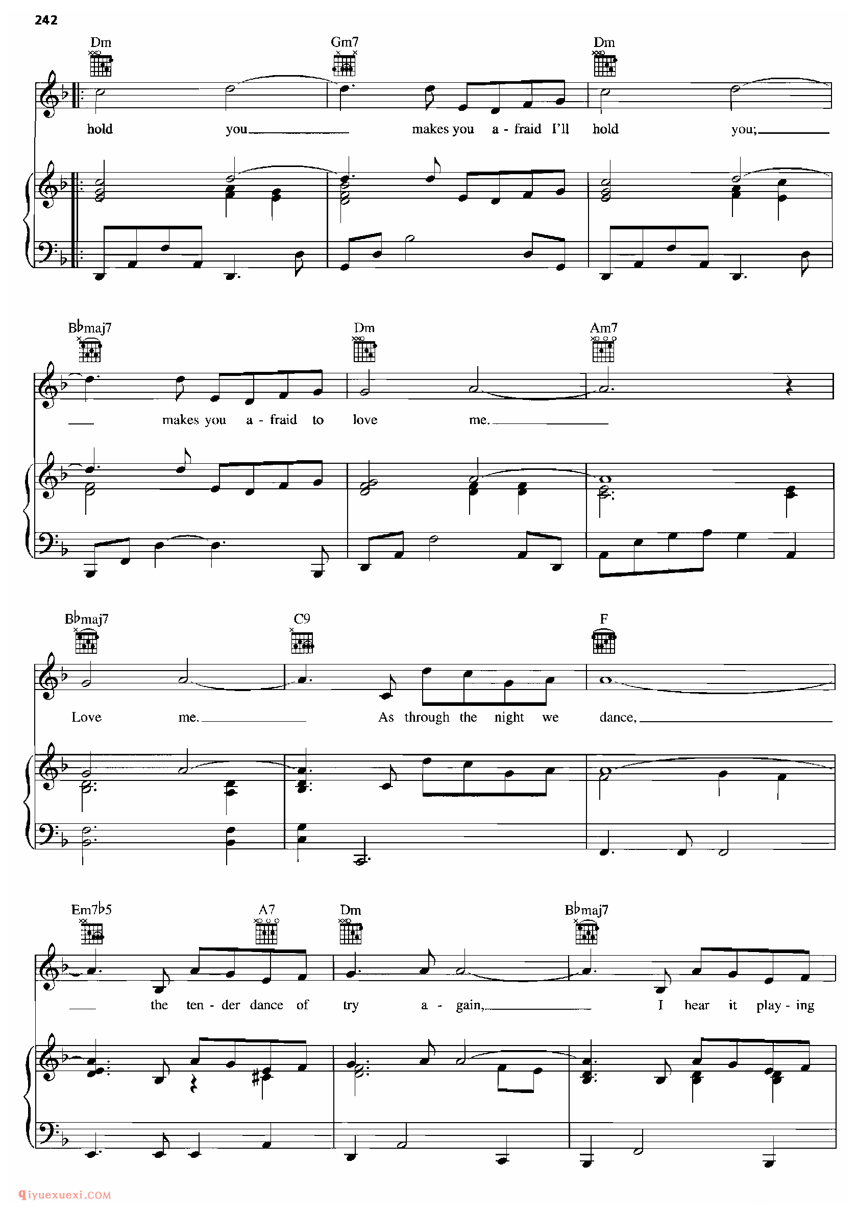 THE MUSIC OF GOODBYE_钢琴•声乐•吉他_世界经典影视乐曲谱