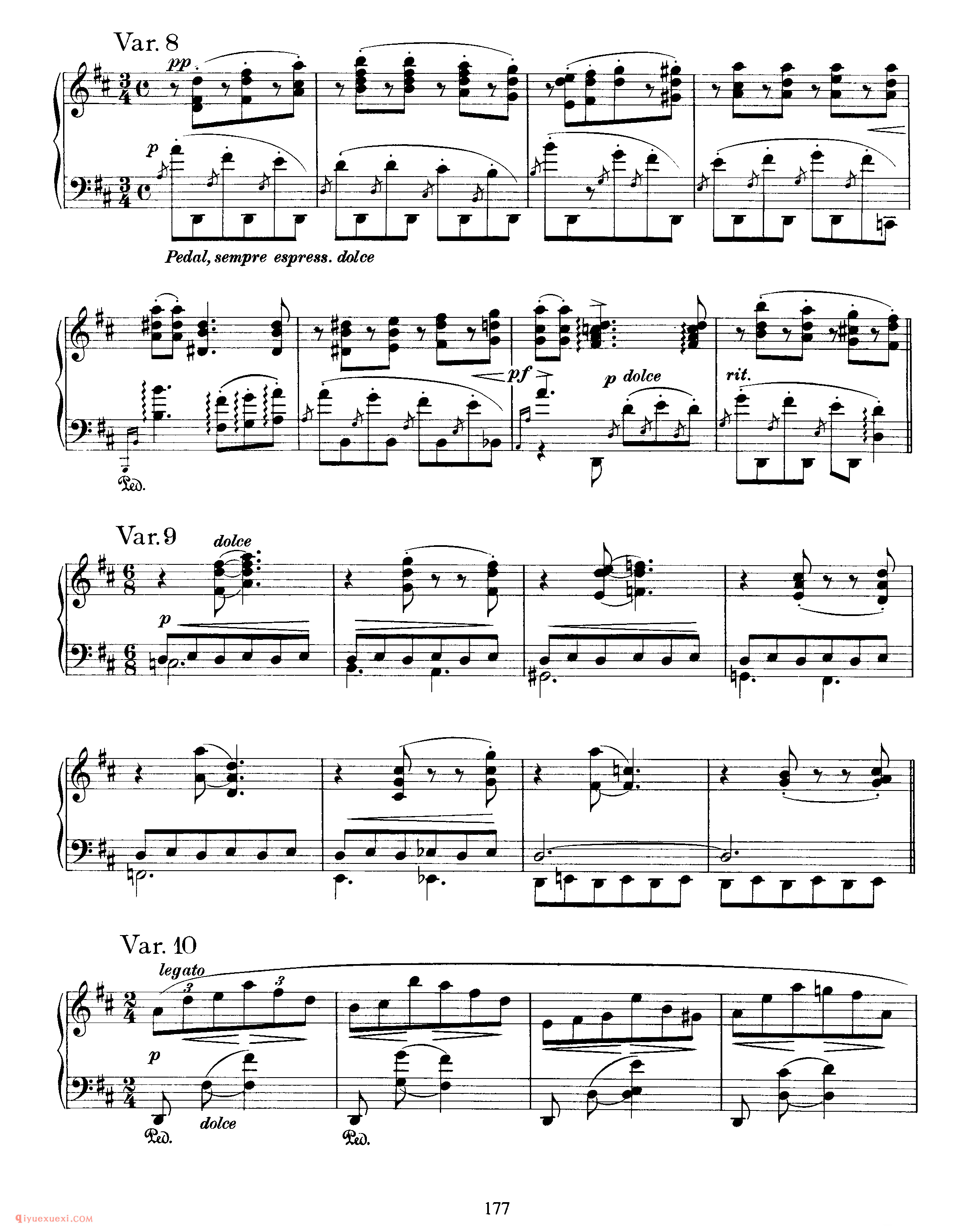 Variations on a Hungarian Song, Op 21_变奏曲_勃拉姆斯