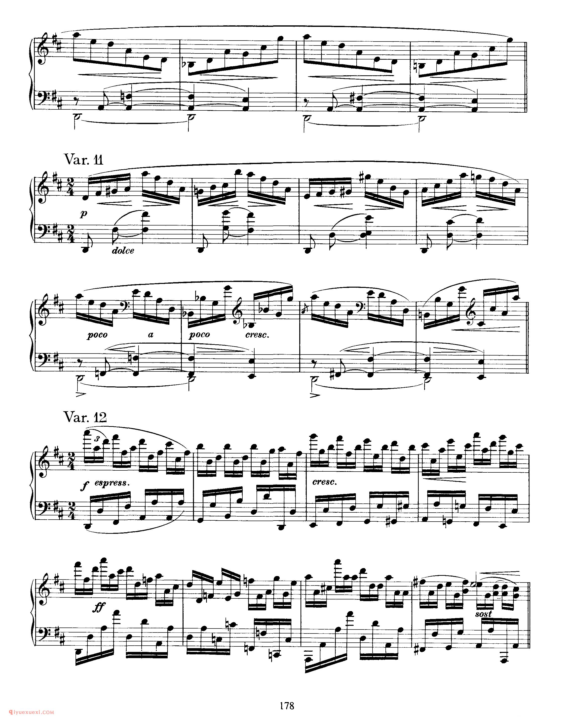 Variations on a Hungarian Song, Op 21_变奏曲_勃拉姆斯