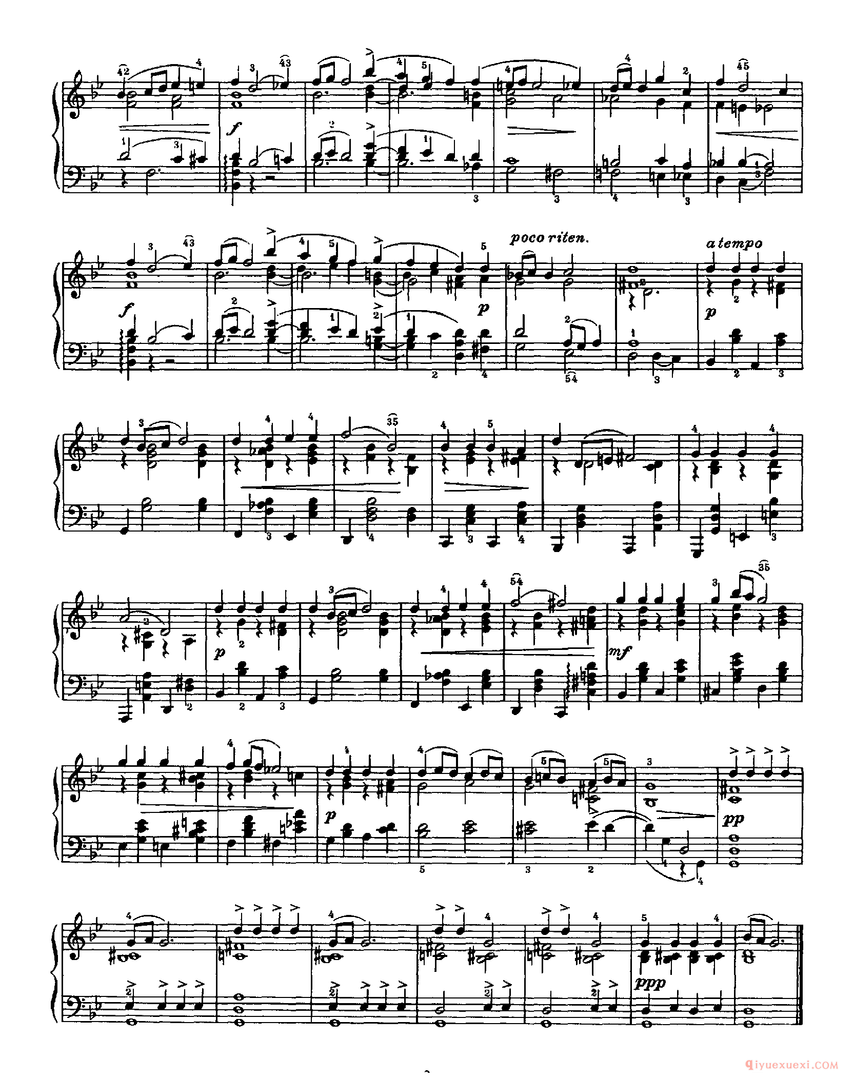 柴科夫斯基《十二首中等难度小品》作品40_Tchaikovsky 12 Pieces Op.40