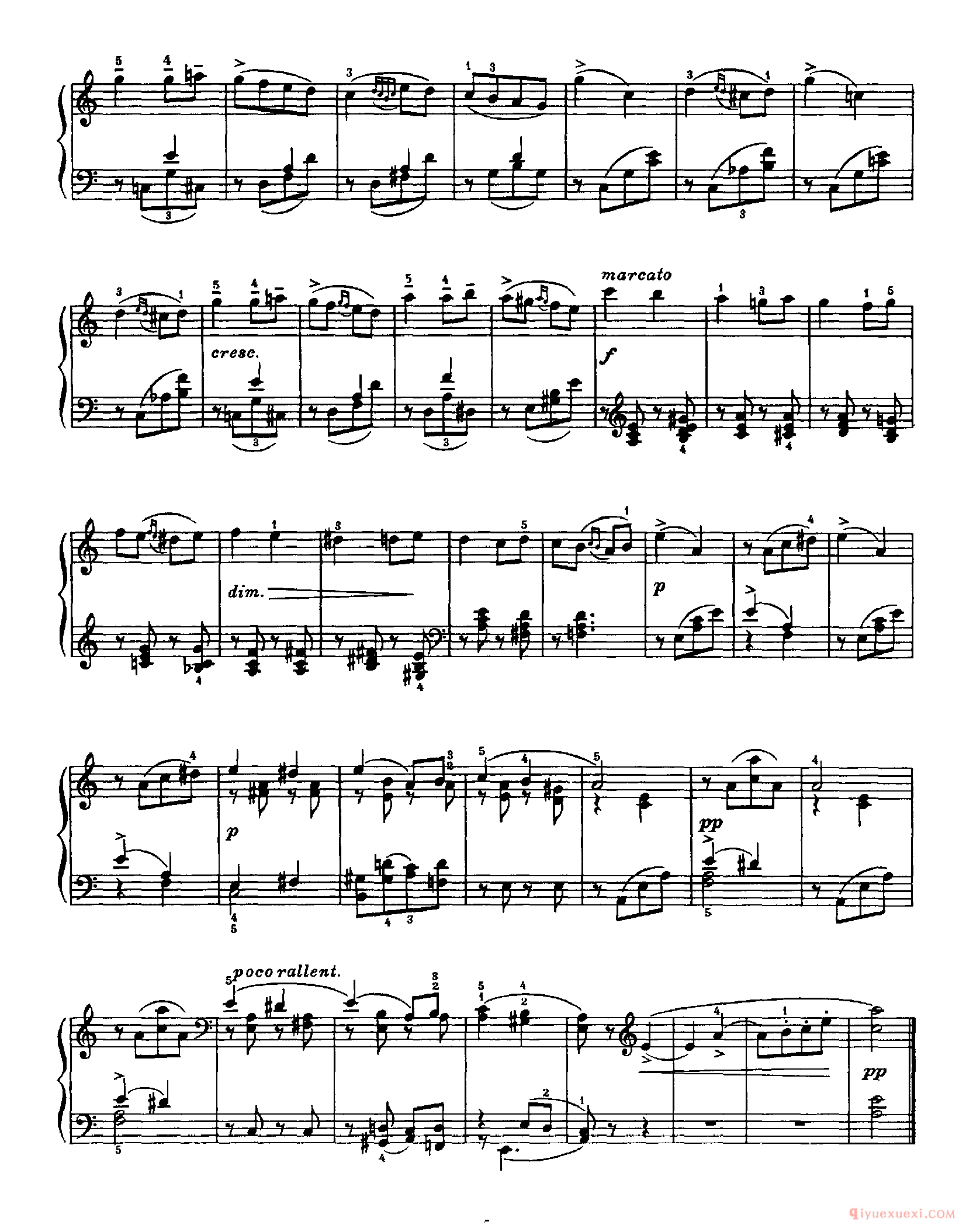 柴科夫斯基《十二首中等难度小品》作品40_Tchaikovsky 12 Pieces Op.40