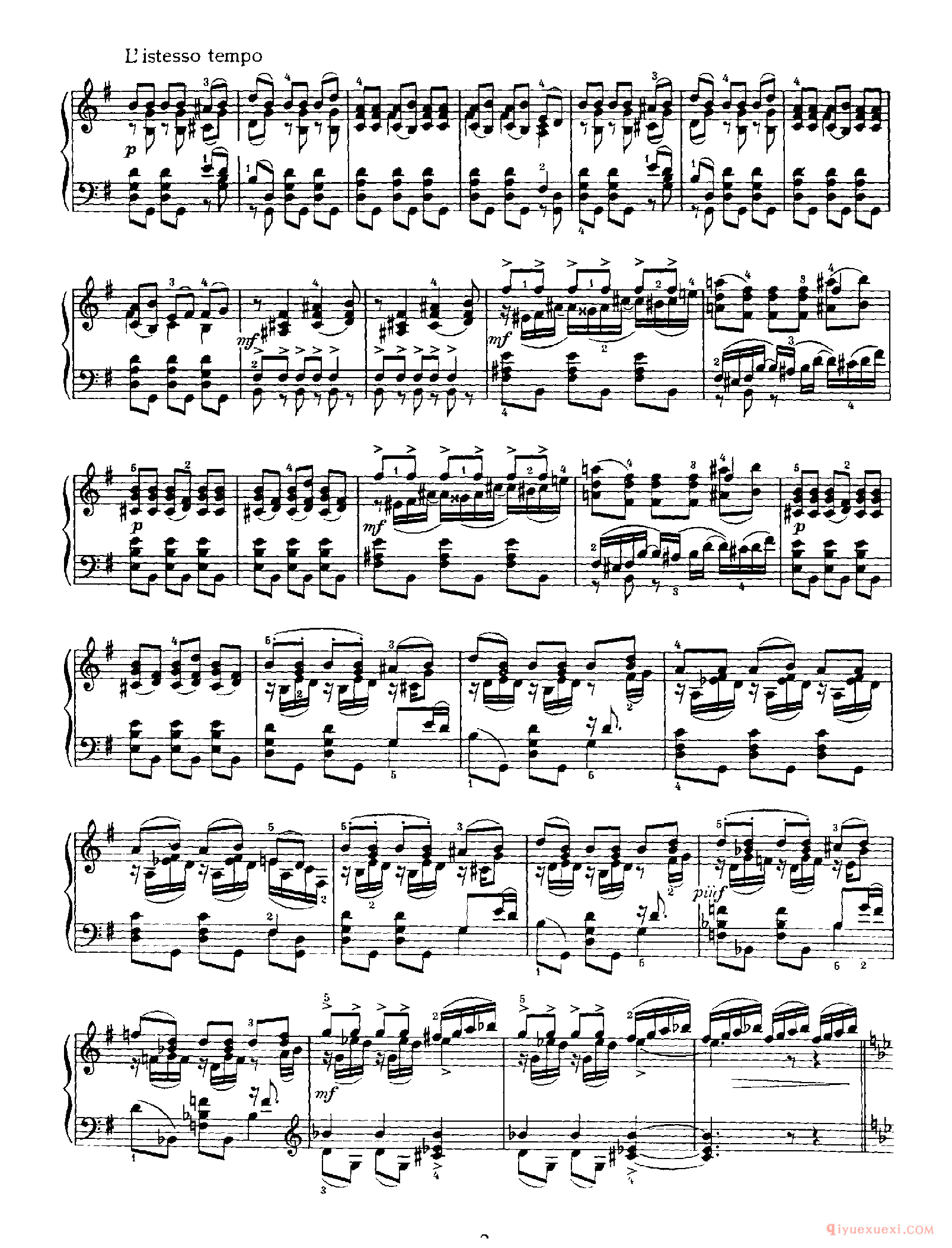 柴科夫斯基《6首钢琴小品》作品19_Tchaikovsky Six Pieces Op.19