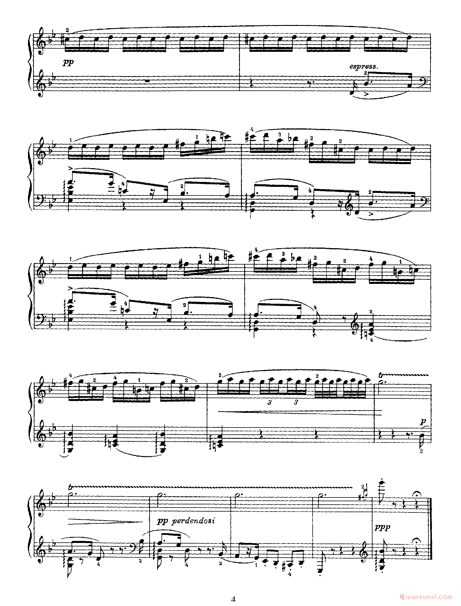 柴科夫斯基《6首钢琴小品》作品19_Tchaikovsky Six Pieces Op.19