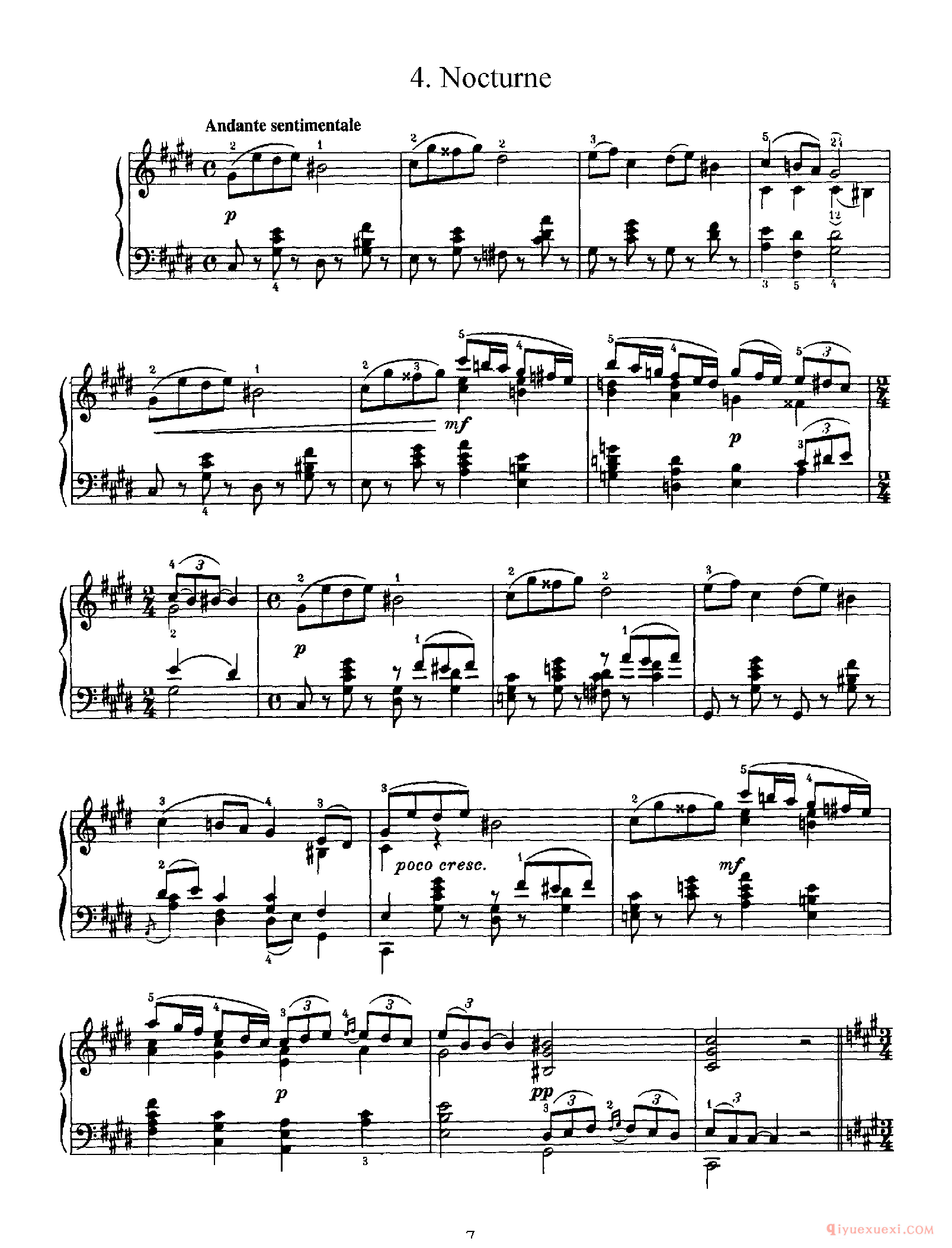 柴科夫斯基《6首钢琴小品》作品19_Tchaikovsky Six Pieces Op.19