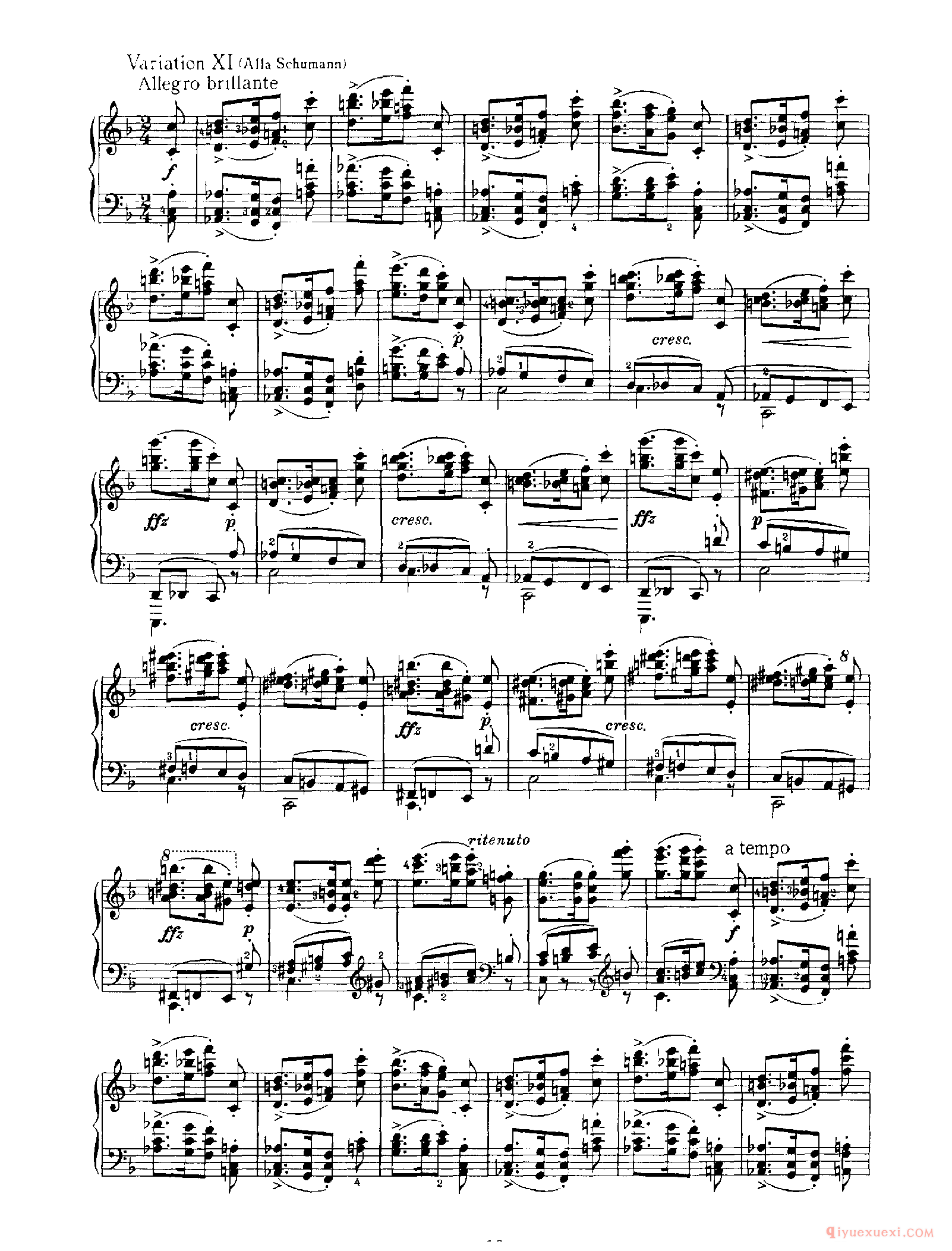 柴科夫斯基《6首钢琴小品》作品19_Tchaikovsky Six Pieces Op.19