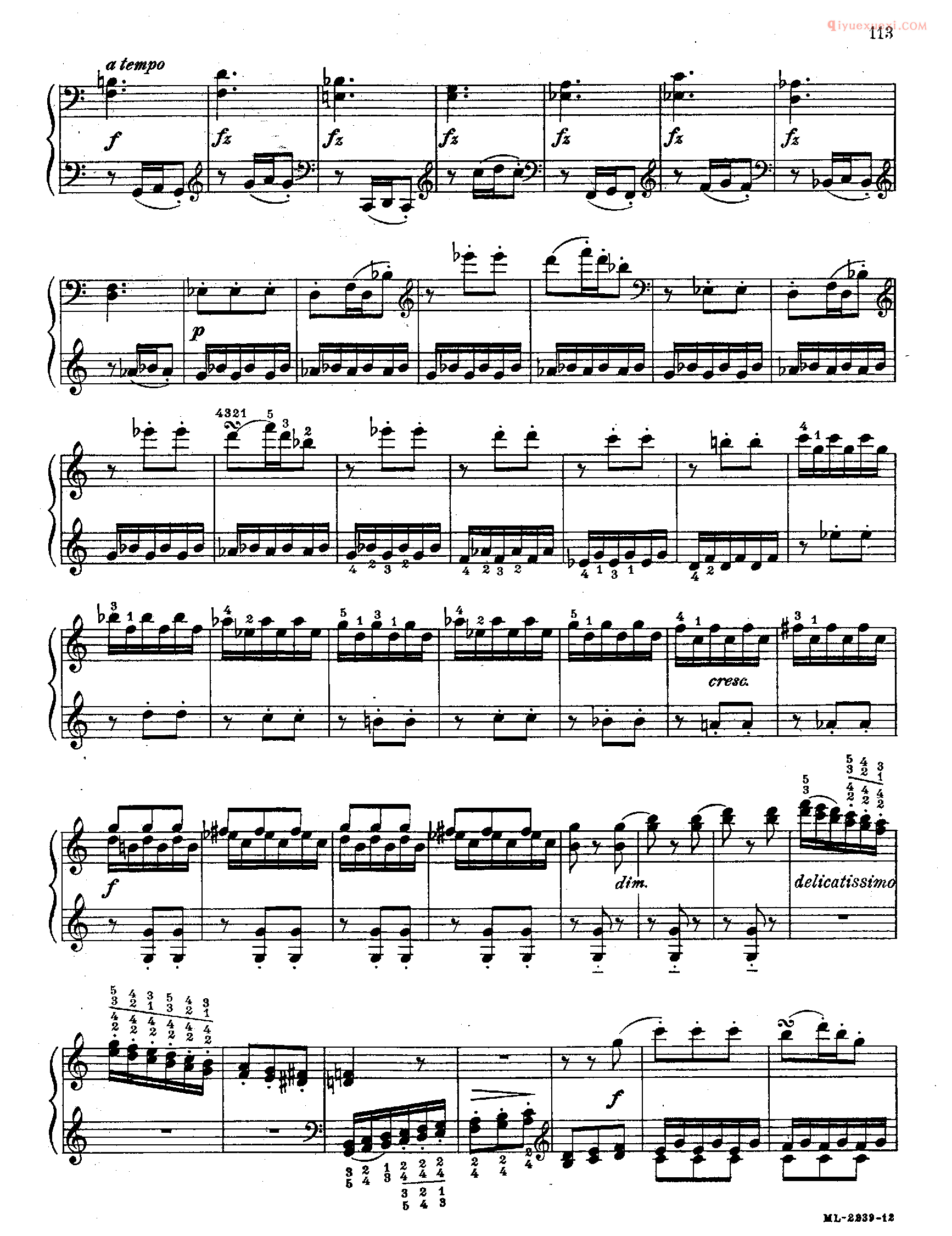 海顿C大调幻想曲 Fantasia in C Haydn_海顿钢琴谱