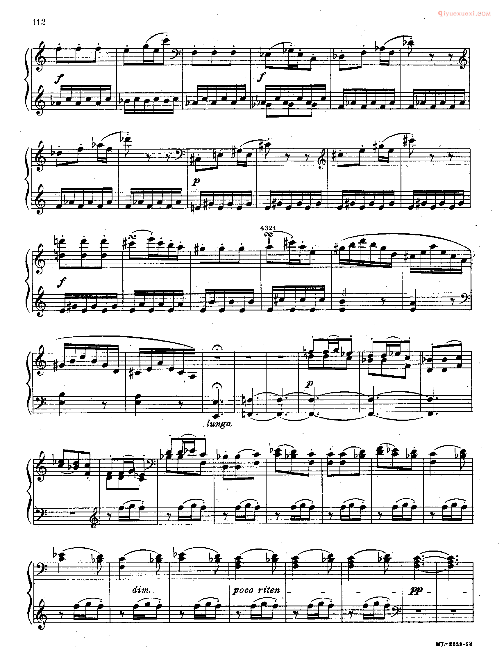 海顿C大调幻想曲 Fantasia in C Haydn_海顿钢琴谱