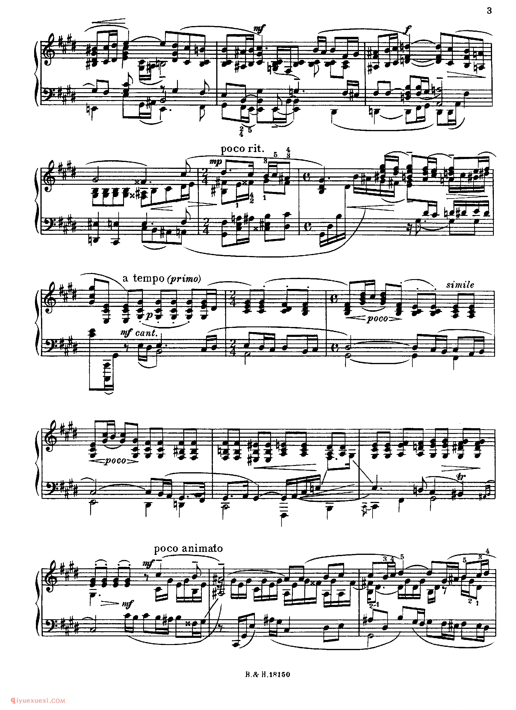 Rachmaninoff - Richardson - Vocalise Op.34-14_拉赫玛尼诺夫钢琴谱