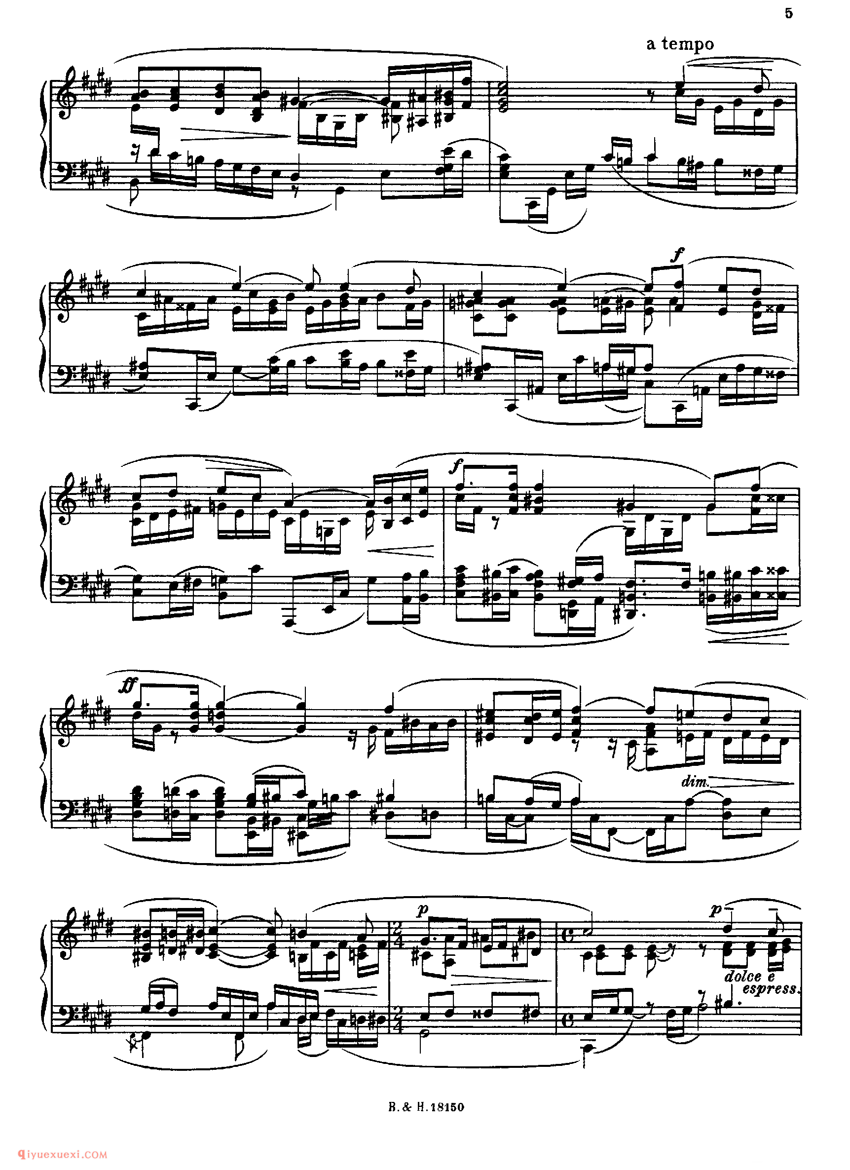 Rachmaninoff - Richardson - Vocalise Op.34-14_拉赫玛尼诺夫钢琴谱
