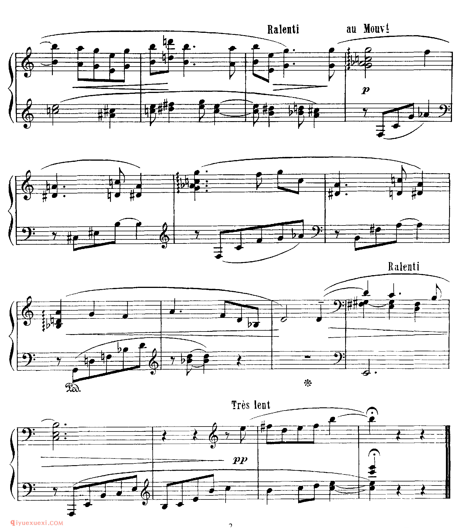 前奏曲_Prelude_拉威尔钢琴谱