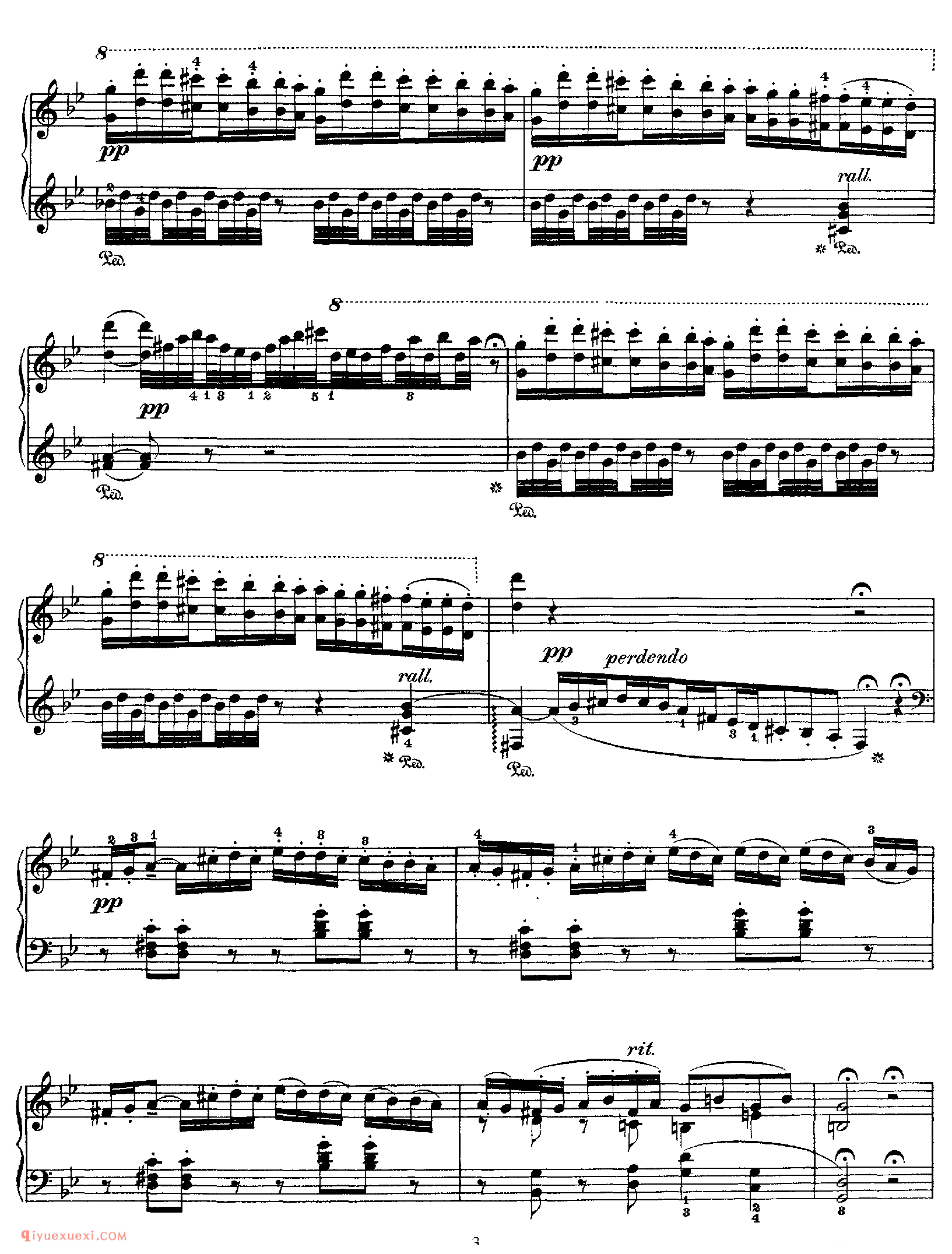 李斯特匈牙利狂想曲第3号_Hungarian Rhapsody No 3 in Bb_李斯特钢琴乐谱