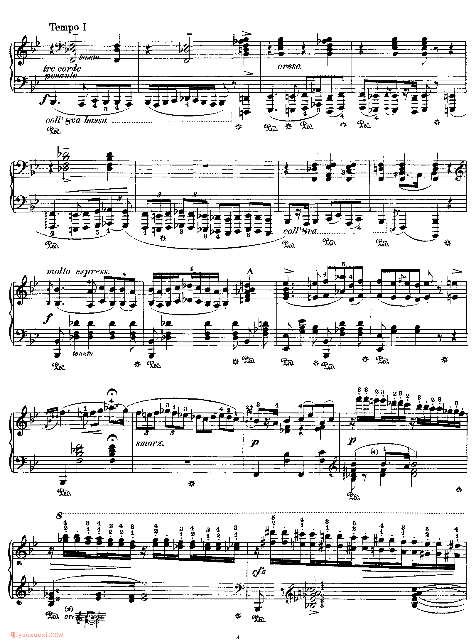 李斯特匈牙利狂想曲第3号_Hungarian Rhapsody No 3 in Bb_李斯特钢琴乐谱