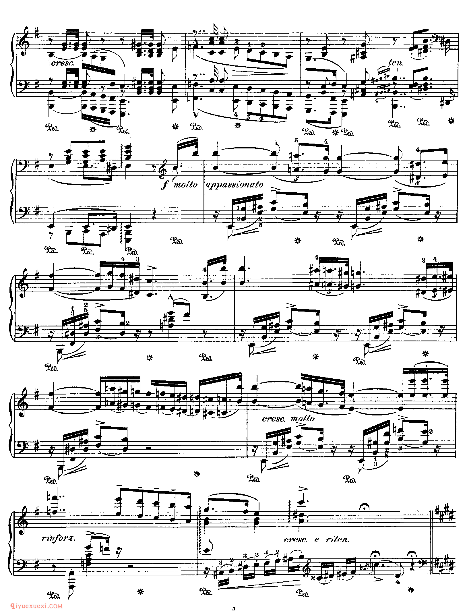 李斯特匈牙利狂想曲第5号_Hungarian Rhapsody No 5 in e_李斯特钢琴乐谱