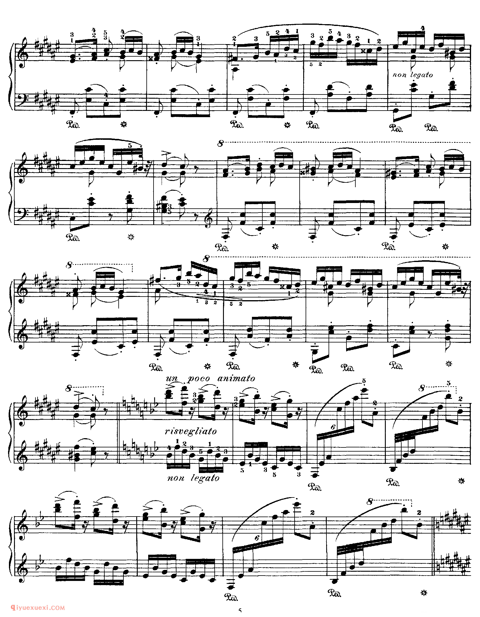 李斯特匈牙利狂想曲第8号_Hungarian Rhapsody No 8 in f#_李斯特钢琴乐谱