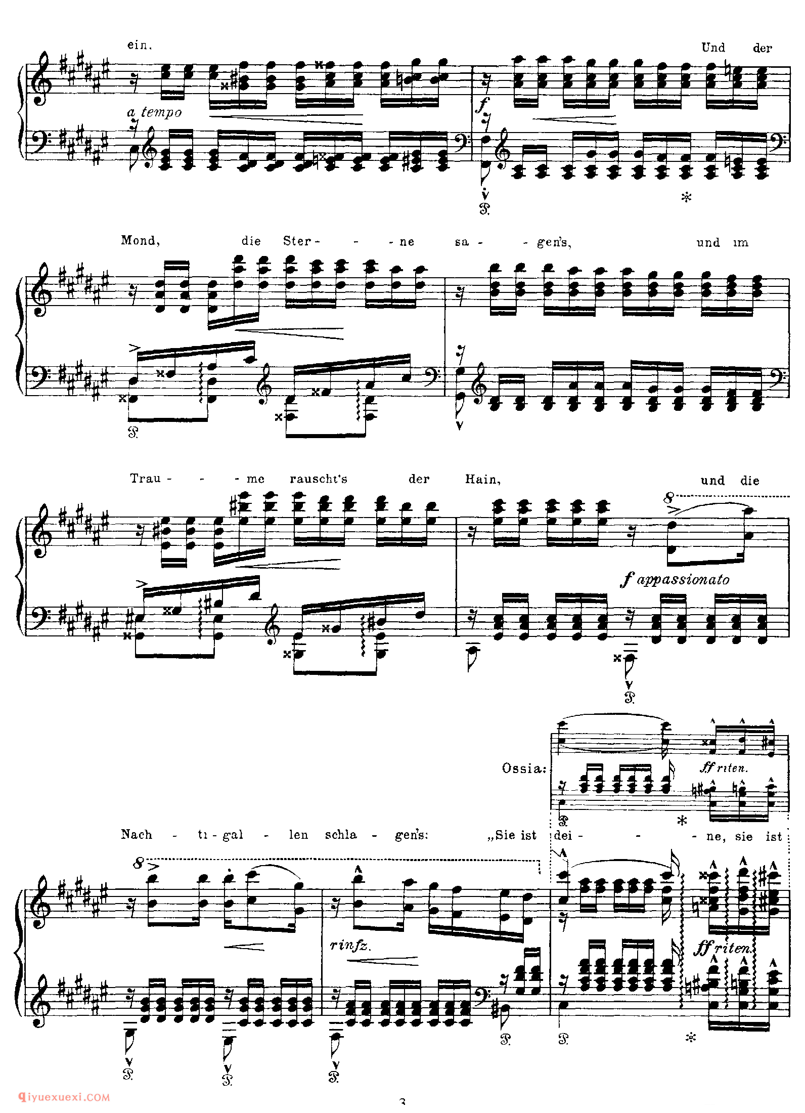 Fruhlingsnacht (Schumann)_改编其他人_李斯特钢琴乐谱