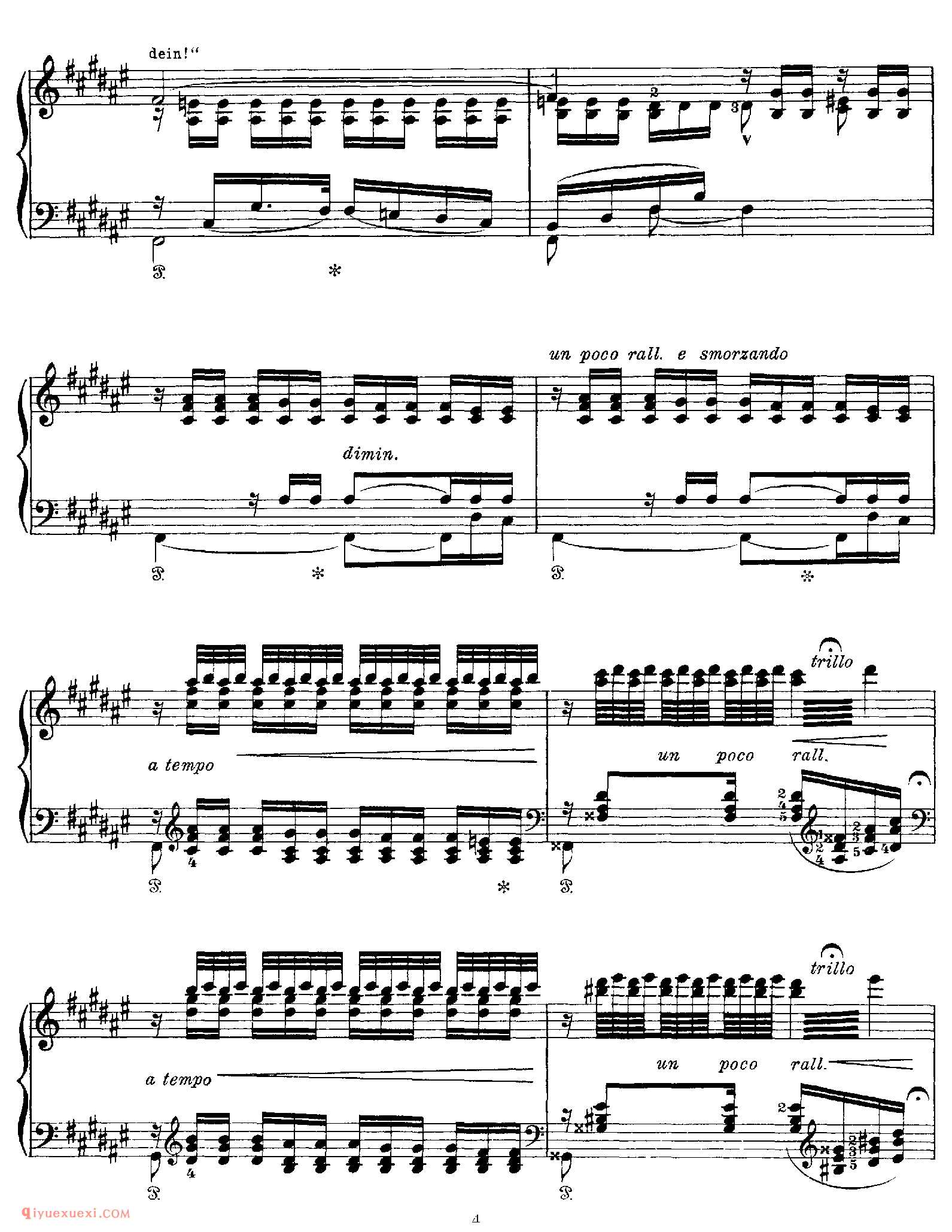 Fruhlingsnacht (Schumann)_改编其他人_李斯特钢琴乐谱