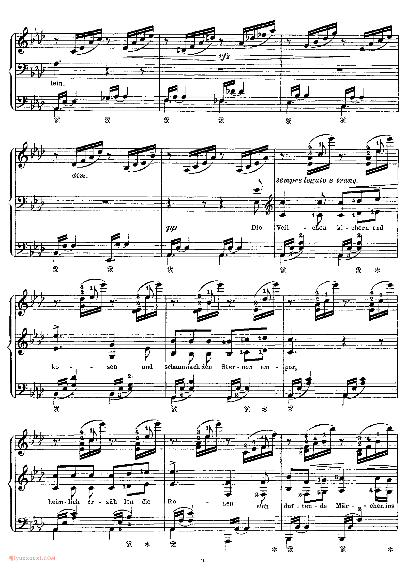 On Wings of Song (Mendelssohn)_改编其他人_李斯特钢琴乐谱
