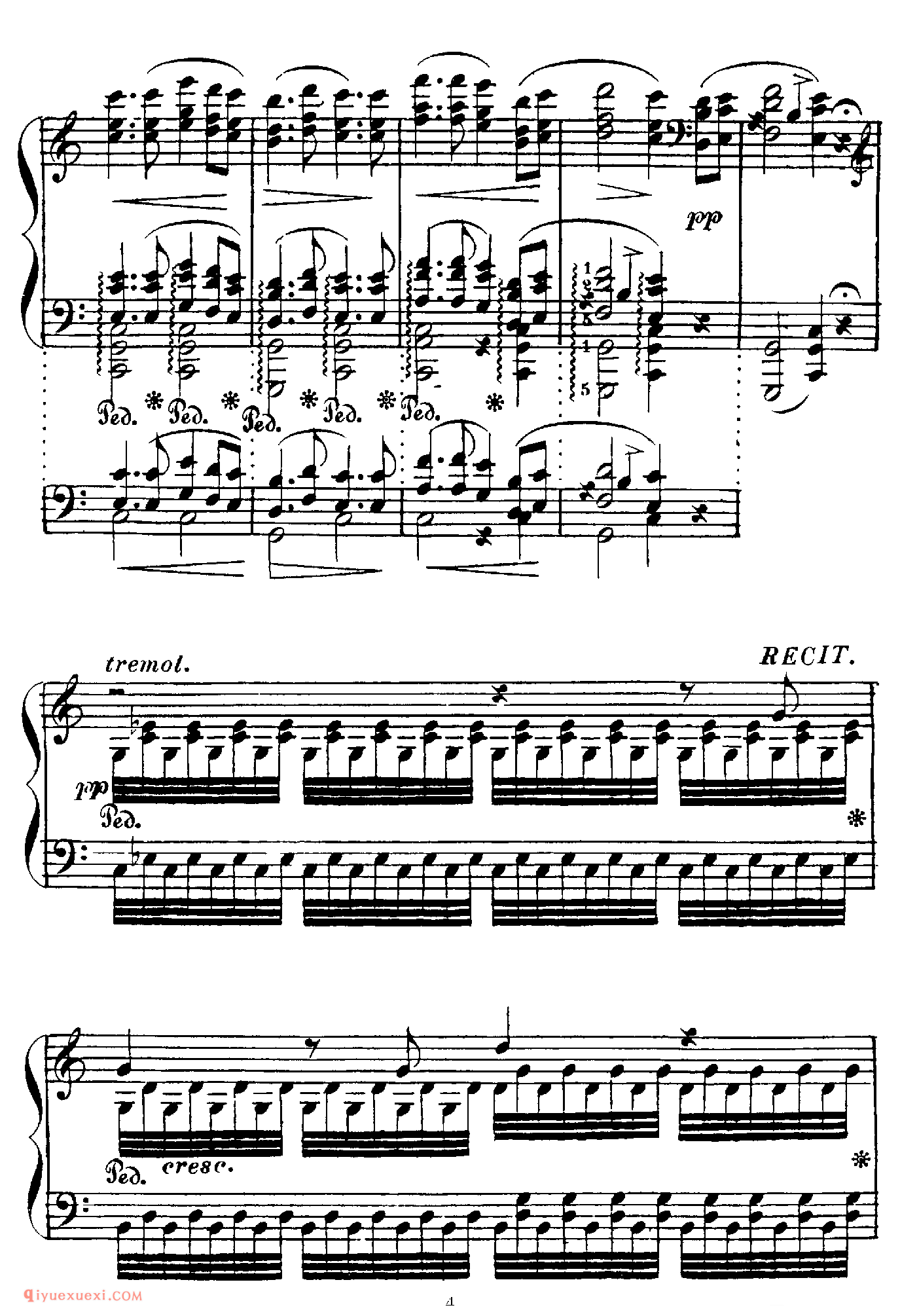 Am Meer (Schubert)_改编舒伯特_李斯特钢琴乐谱