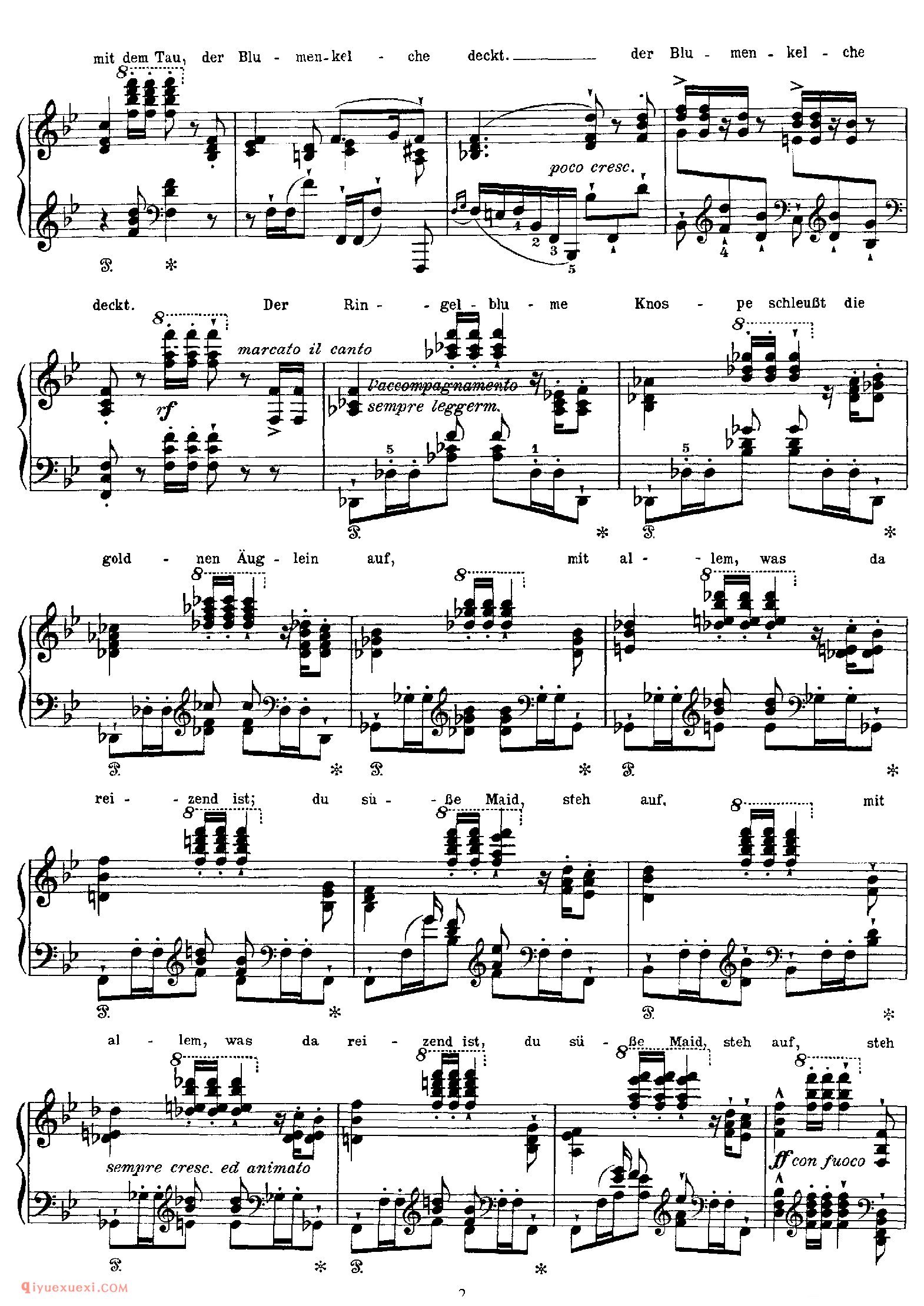 Standchen von Shakespeare (Schubert)_改编舒伯特_李斯特钢琴乐谱_改编舒伯特_李斯特钢琴乐谱