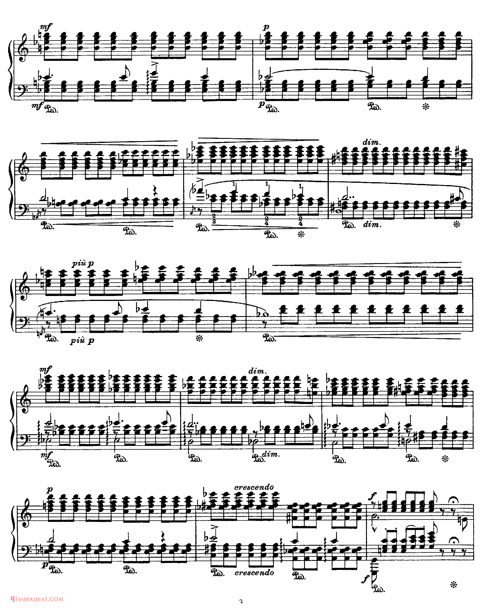 Lohengrin's Admonition (Wagner)_改编瓦格纳_李斯特钢琴乐谱