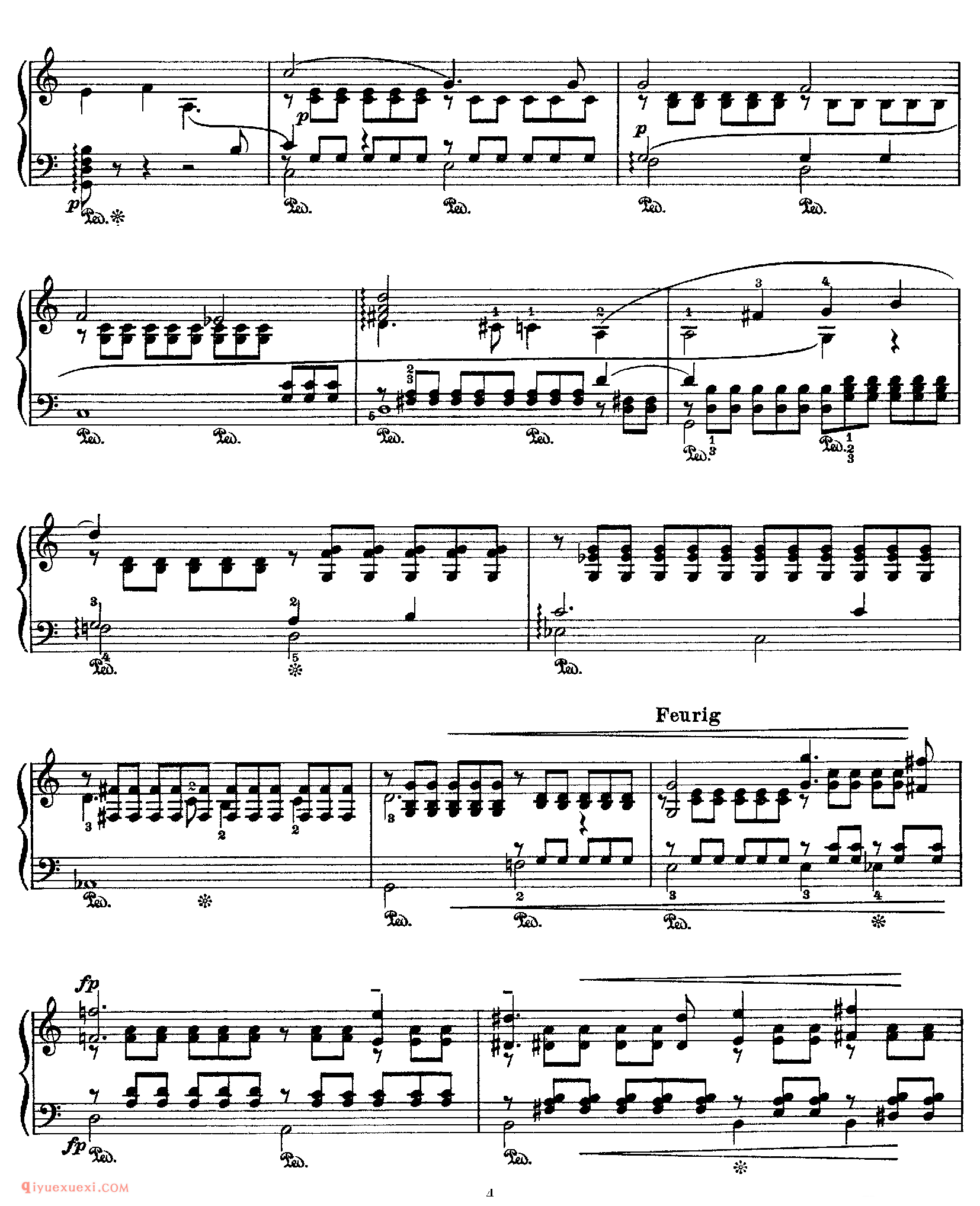 Lohengrin's Admonition (Wagner)_改编瓦格纳_李斯特钢琴乐谱