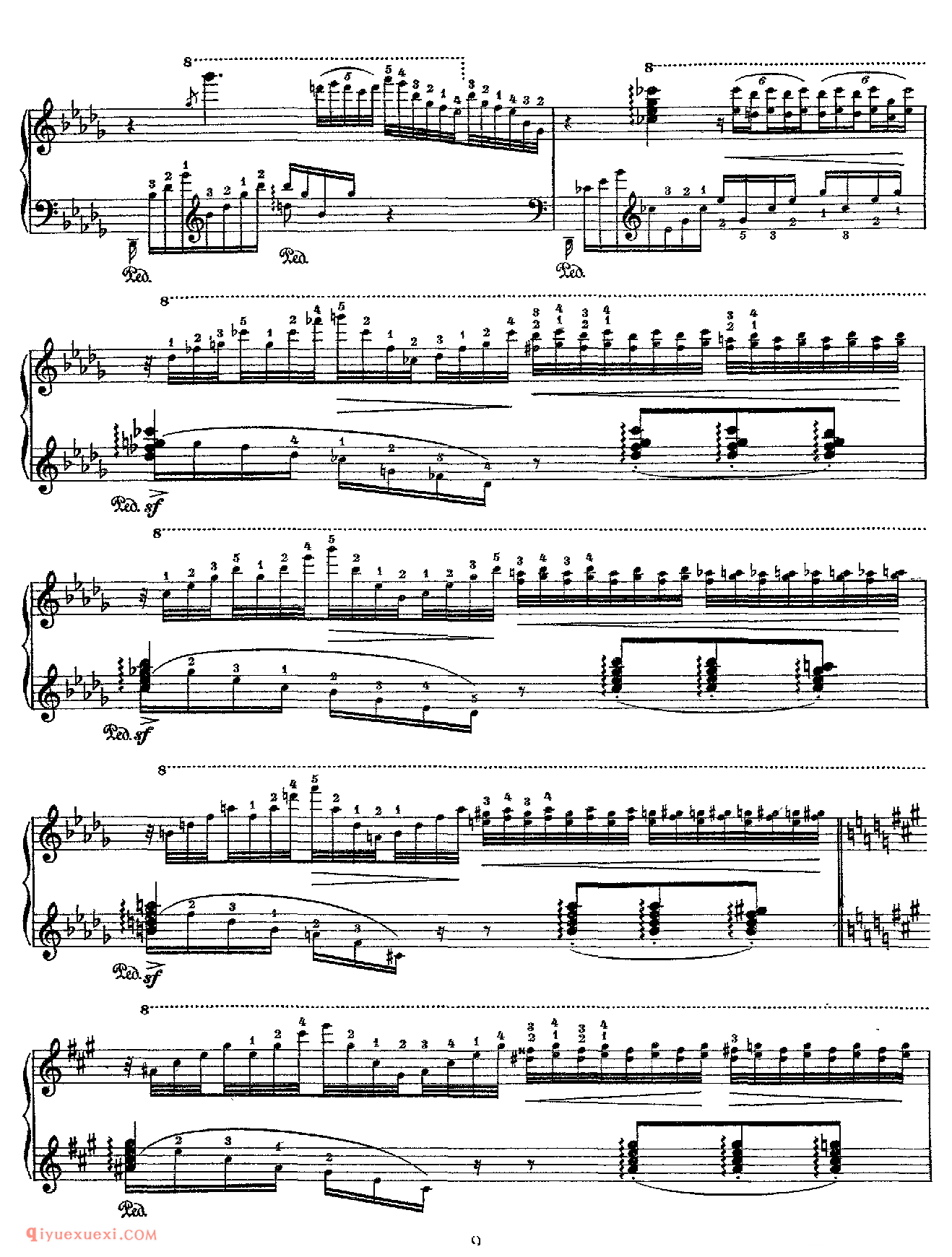 李斯特摇篮曲 S.198_李斯特钢琴乐谱