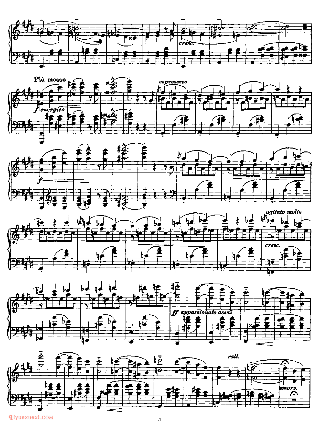 李斯特忧郁圆舞曲 S.214 No.2_李斯特钢琴乐谱
