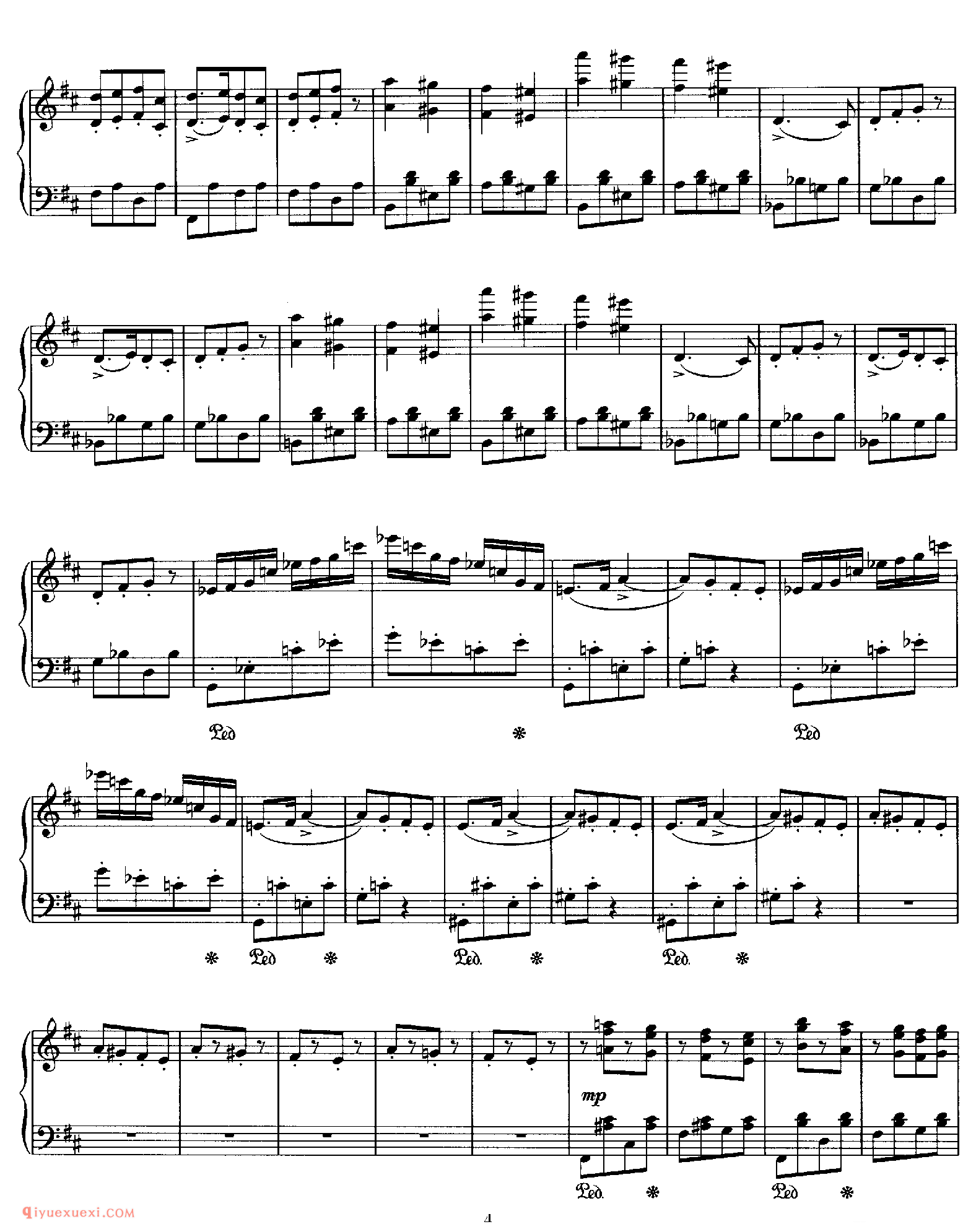 Csardas Obstine_李斯特钢琴乐谱
