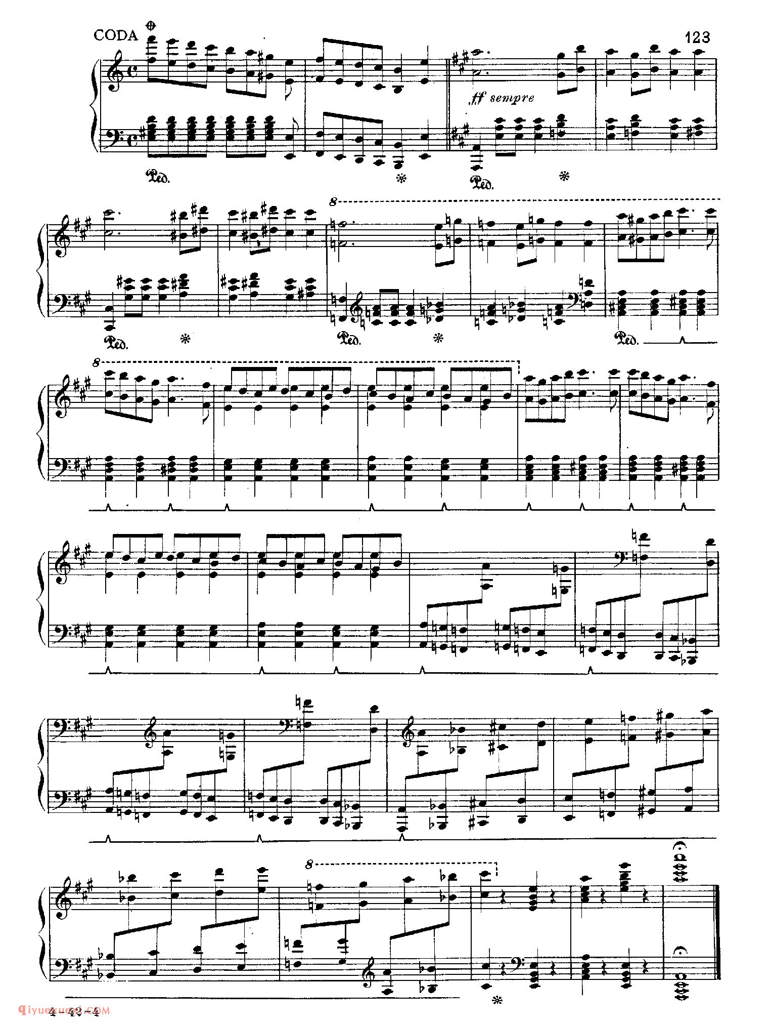 李斯特拉克奇进行曲(Liszt:Rakoczy March)_李斯特钢琴乐谱