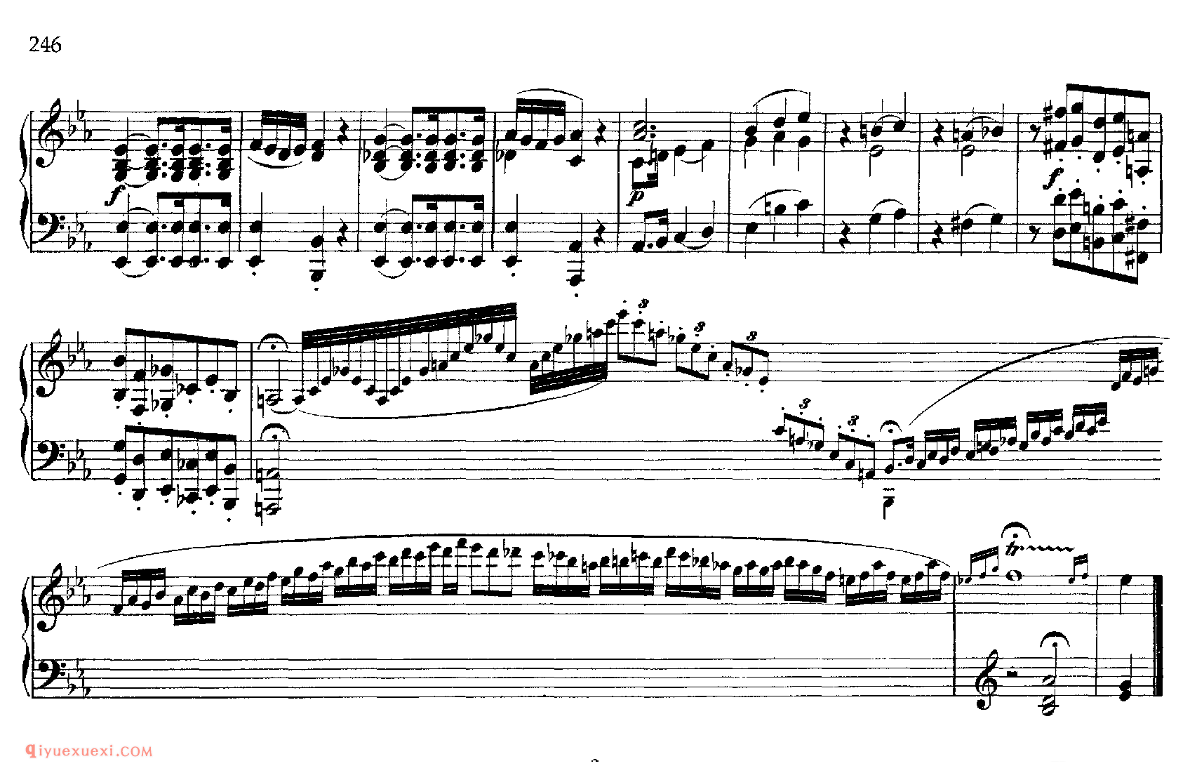 莫扎特:第十四钢琴协奏曲 MOZART: Piano Concerto No.14_华彩_莫扎特钢琴谱