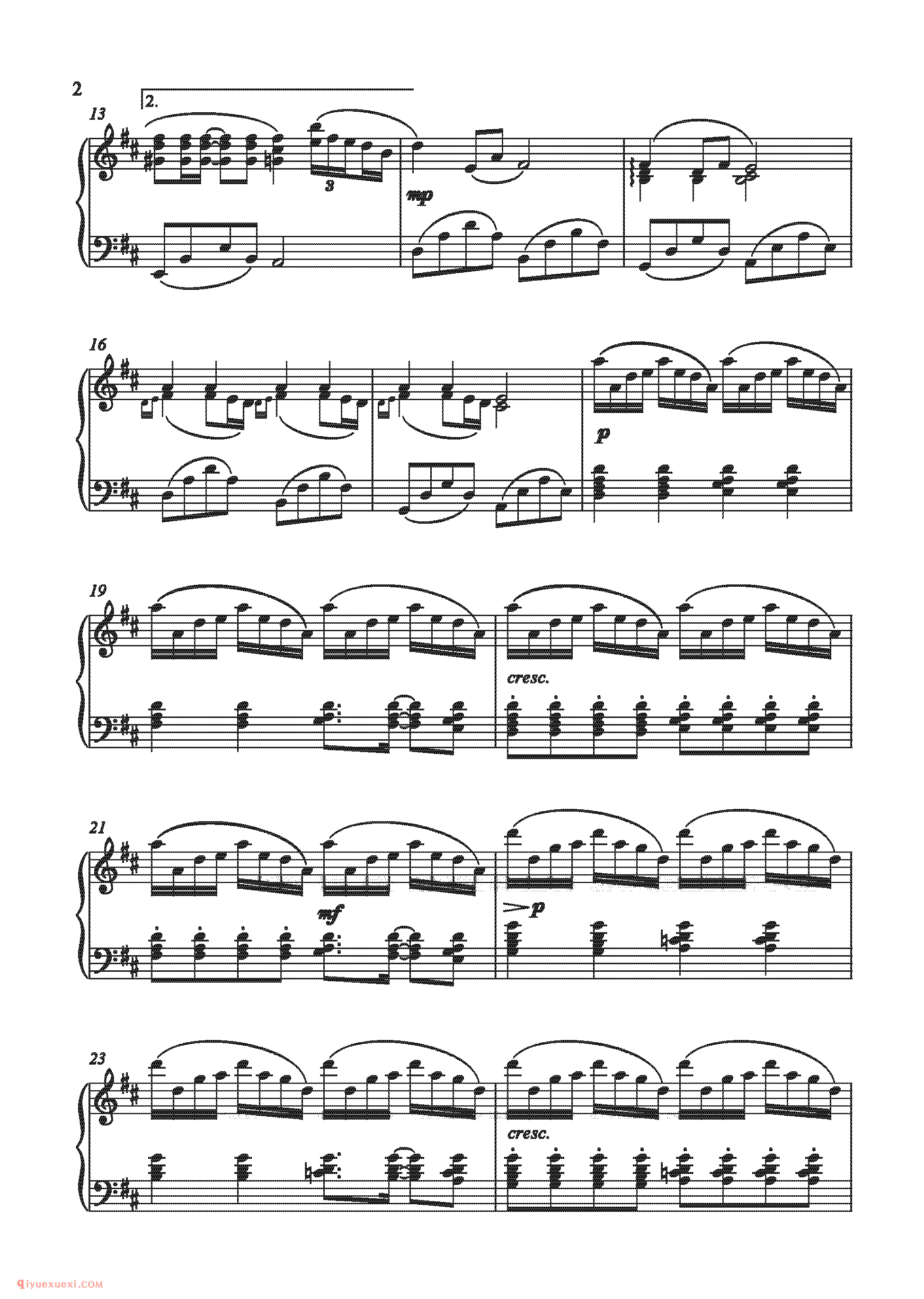 merfrom Encore_久石让钢琴谱