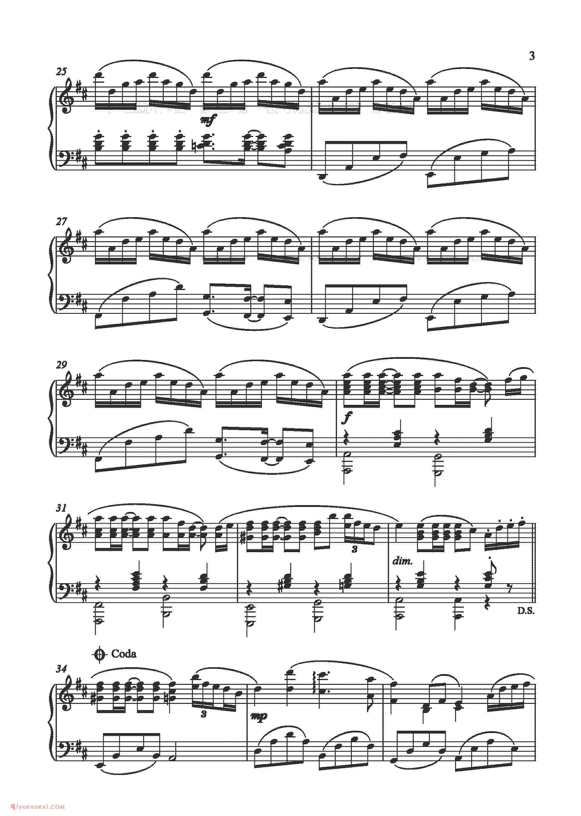 merfrom Encore_久石让钢琴谱