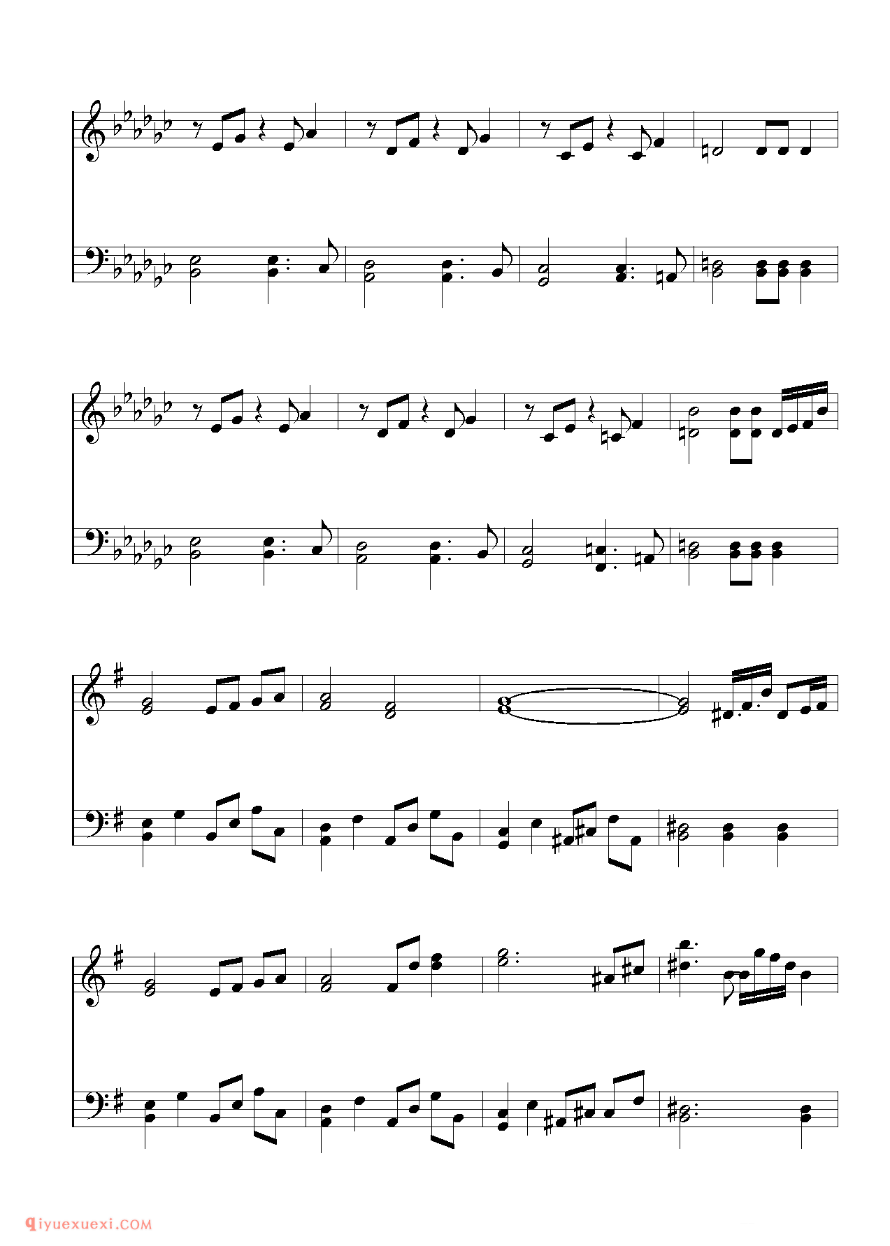 [東方ピアノEasyモード楽譜][normal][5]科学世紀の少年少女_东方（project）钢琴谱