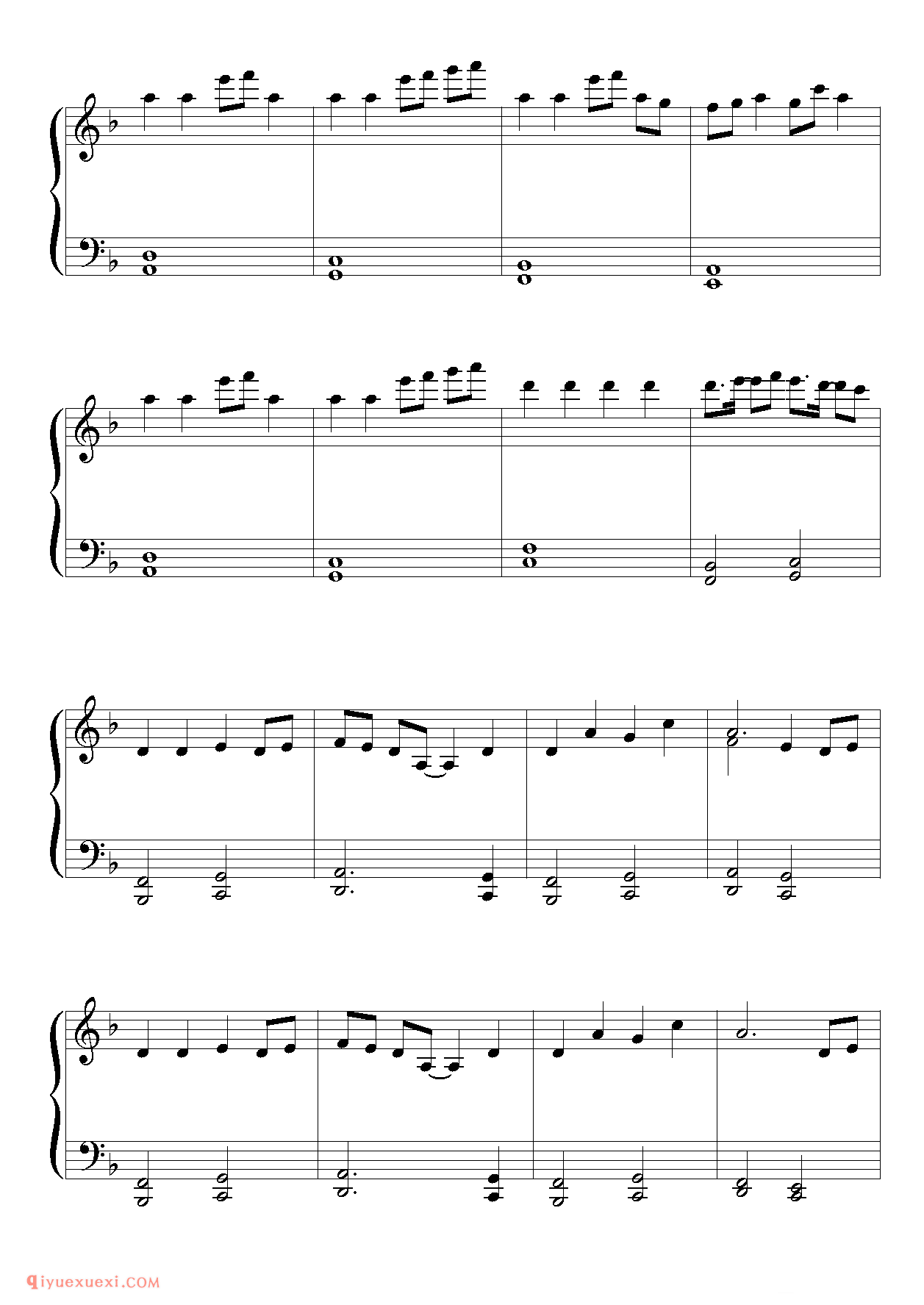 [東方ピアノEasyモード楽譜][normal][5]_东方(project)钢琴谱
