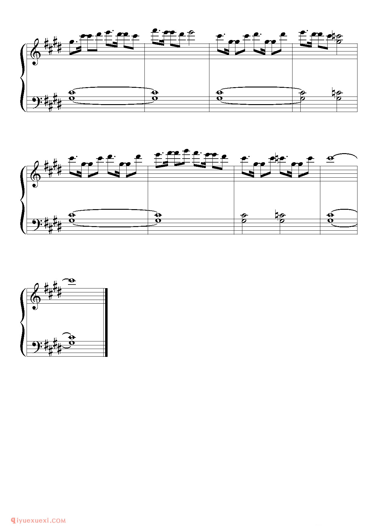 [東方ピアノEasyモード楽譜][easy][4]_东方(project)钢琴谱