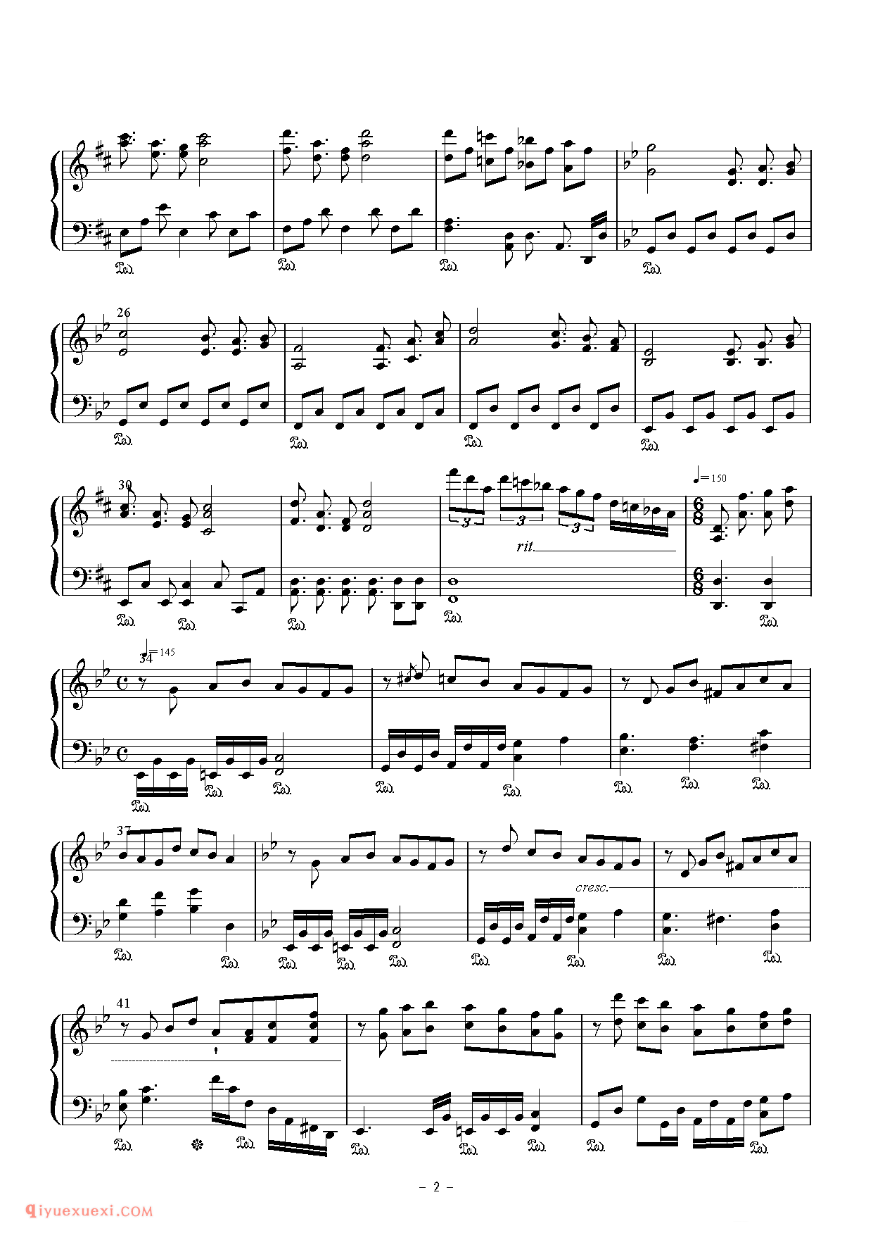 [焦げた幻想郷][normal][3]_东方(project)钢琴谱