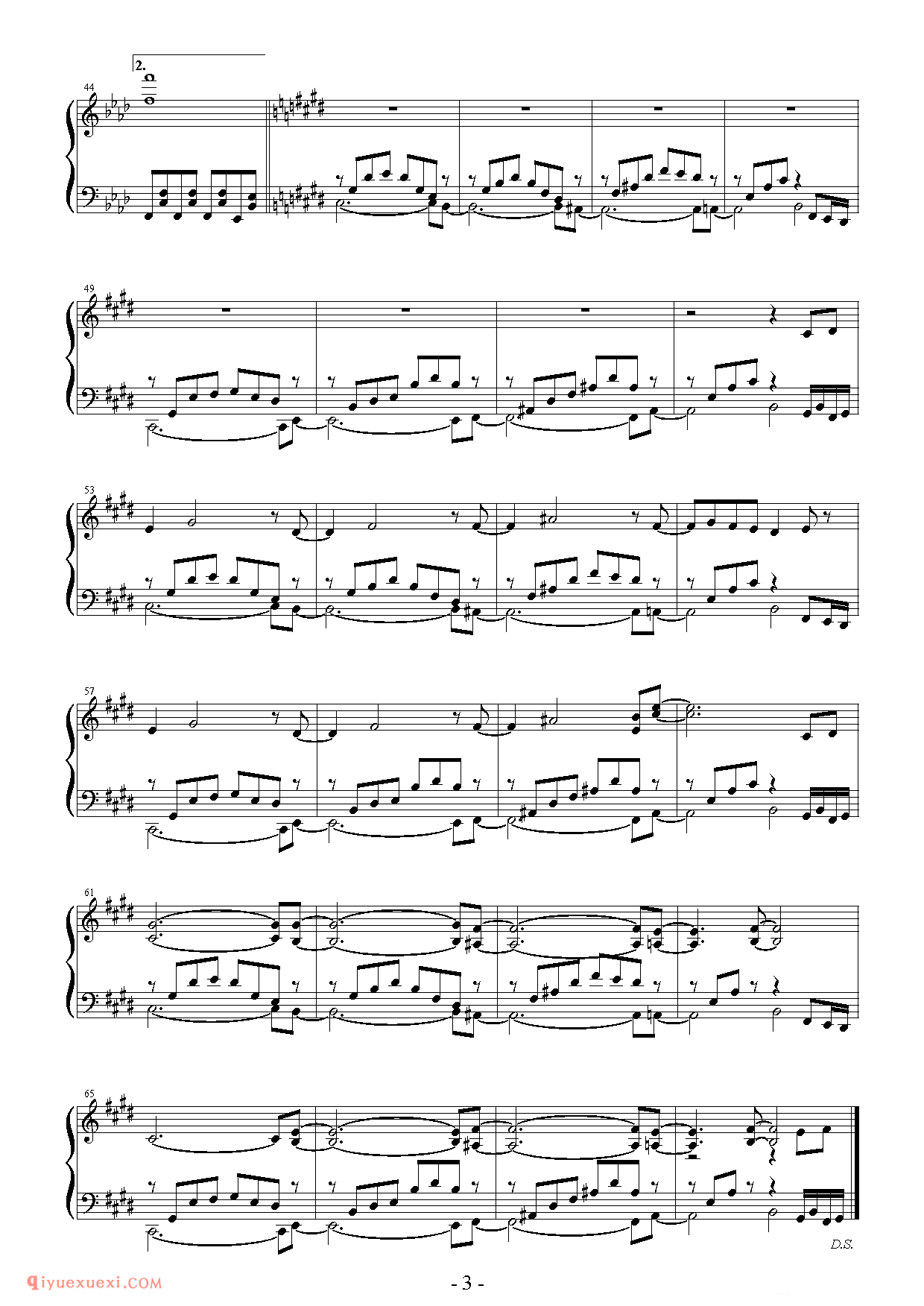 [东方幻音奏][normal][3]_幽靈楽団～Phantom Ensemble_东方（project）钢琴谱