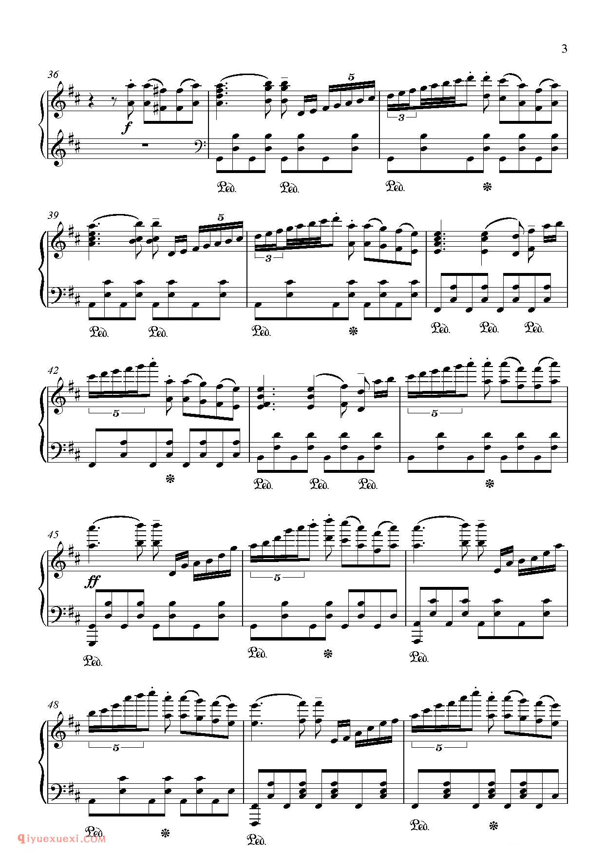 绯弹的亚里亚op Scarlet Ballet_郭迈克(Animenz)钢琴谱