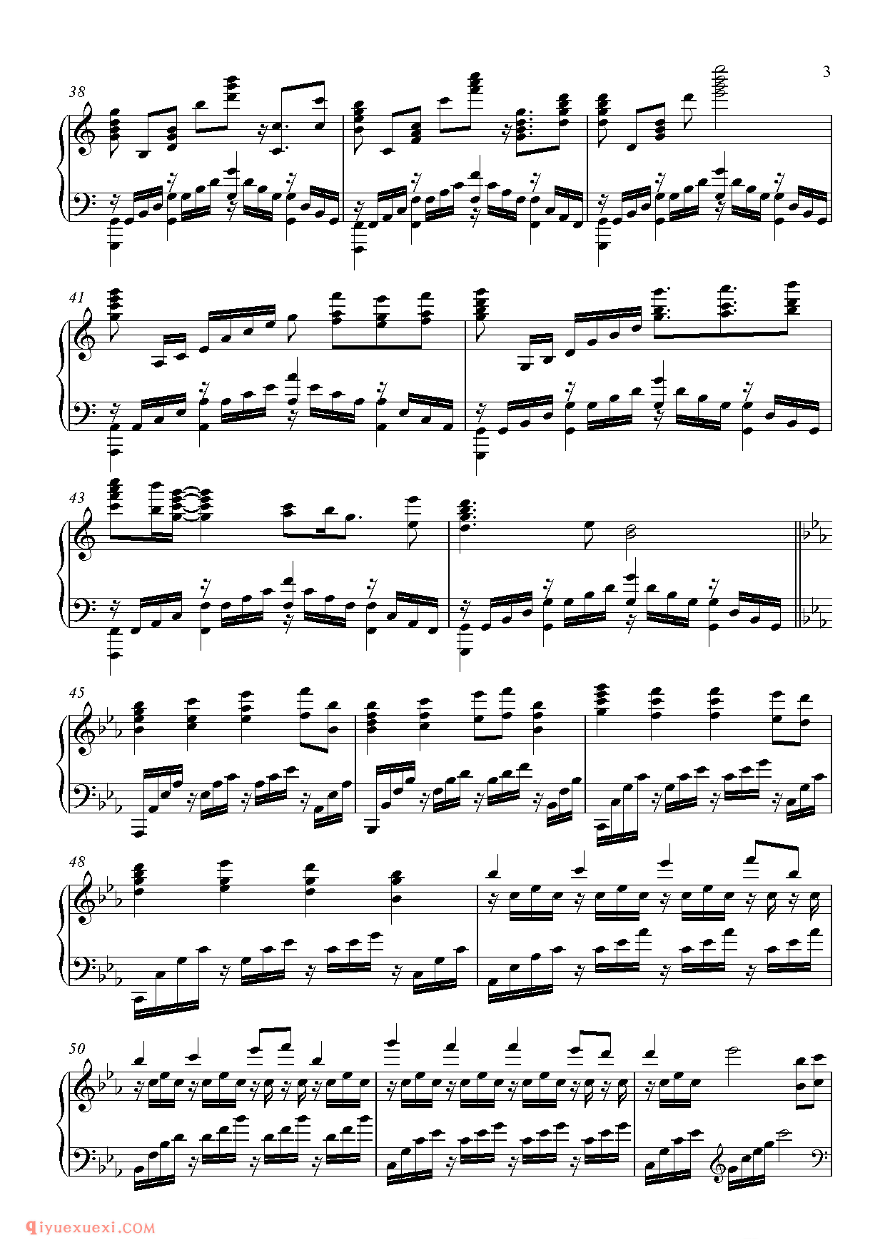 罪恶王冠ost Bios(拔剑曲)(第三乐章)_郭迈克(Animenz)钢琴谱