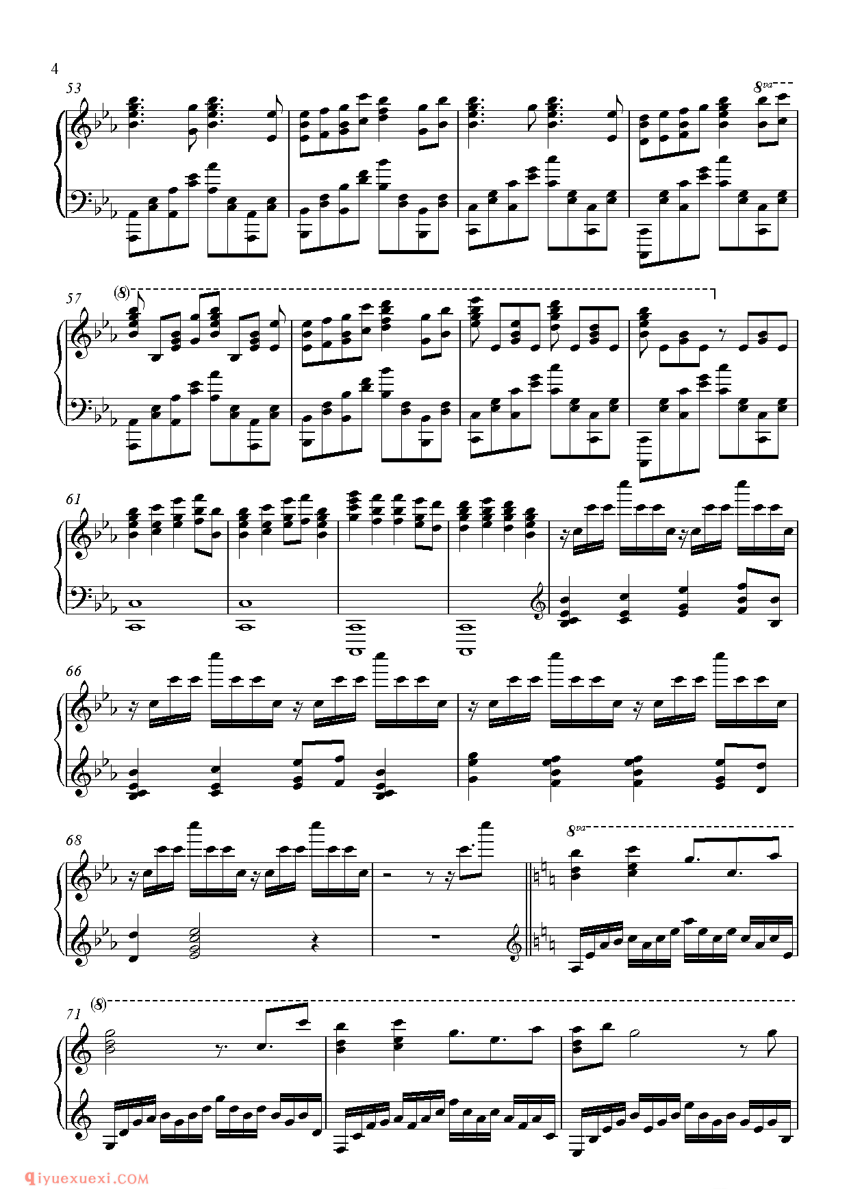 罪恶王冠ost Bios(拔剑曲)(第三乐章)_郭迈克(Animenz)钢琴谱
