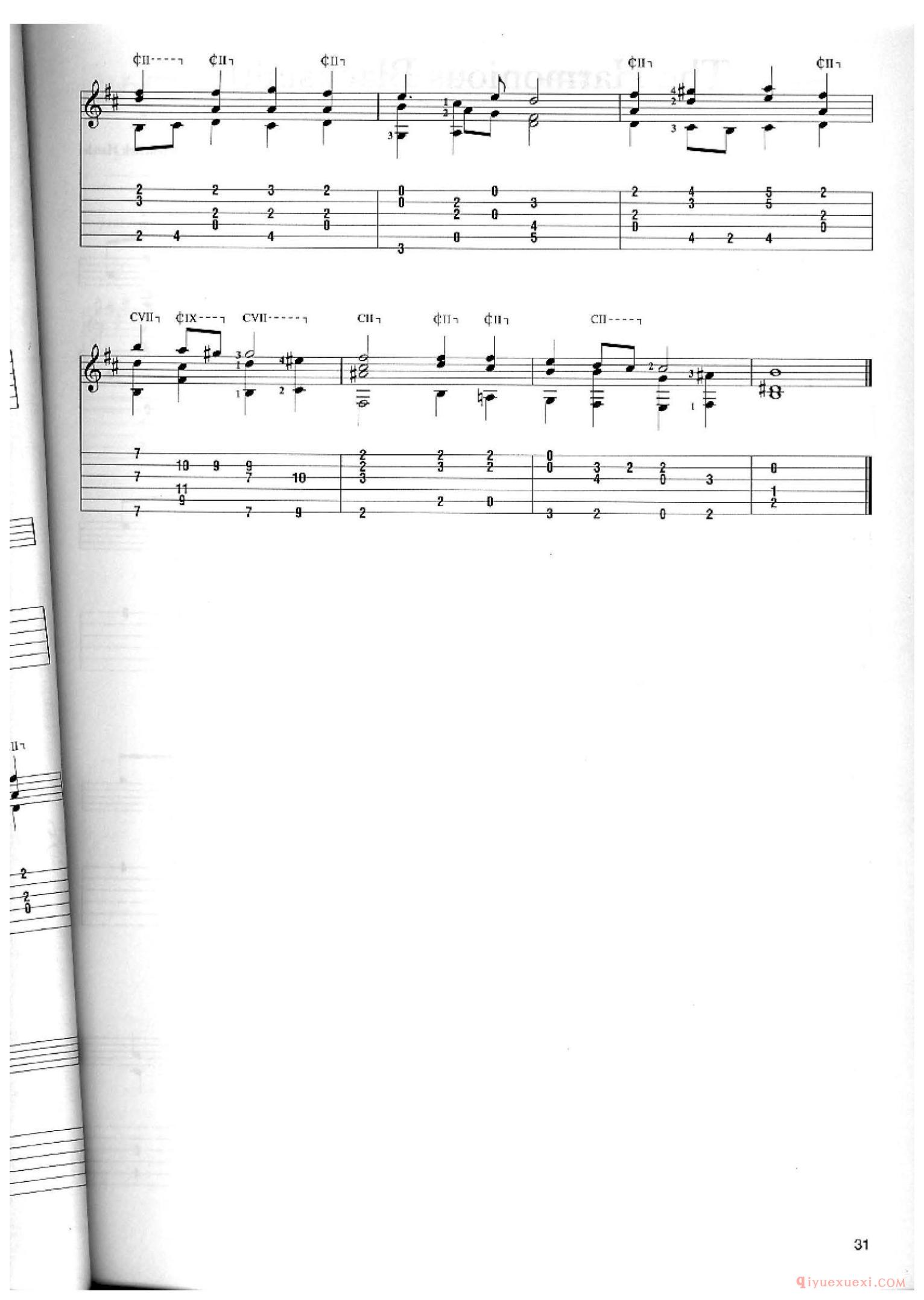 Jesu, Meine Freude (Chorale)_Johann Sebasrian Bach_古典吉他独奏曲