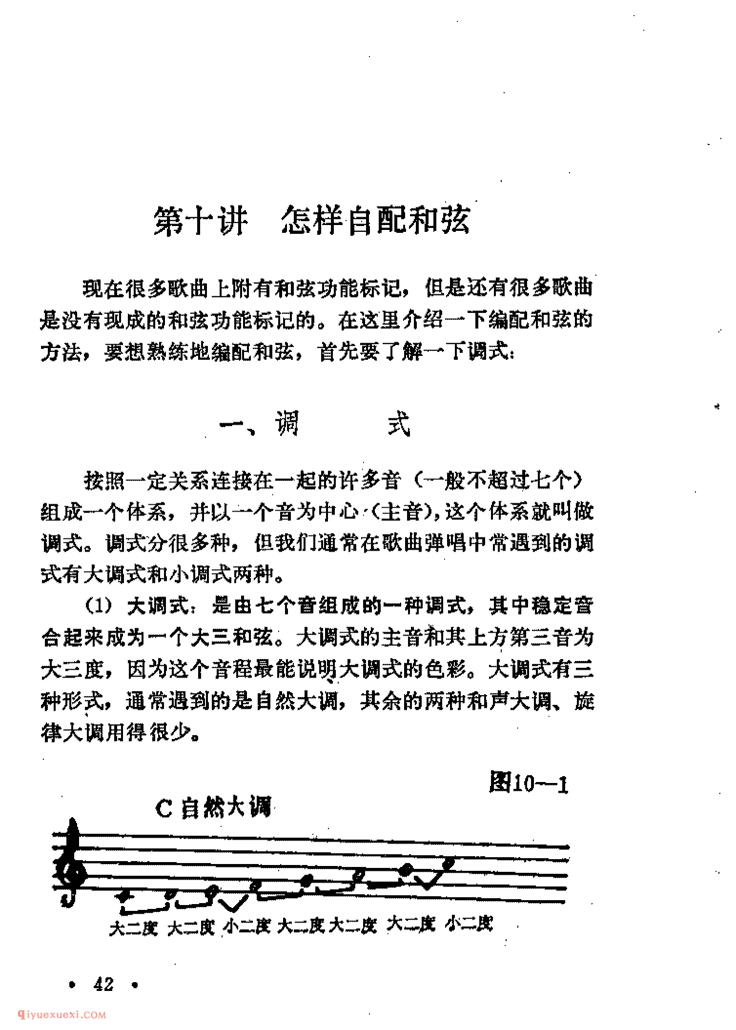 吉他怎样自配和弦？调式_配和弦的程序_正副和弦_属七和弦