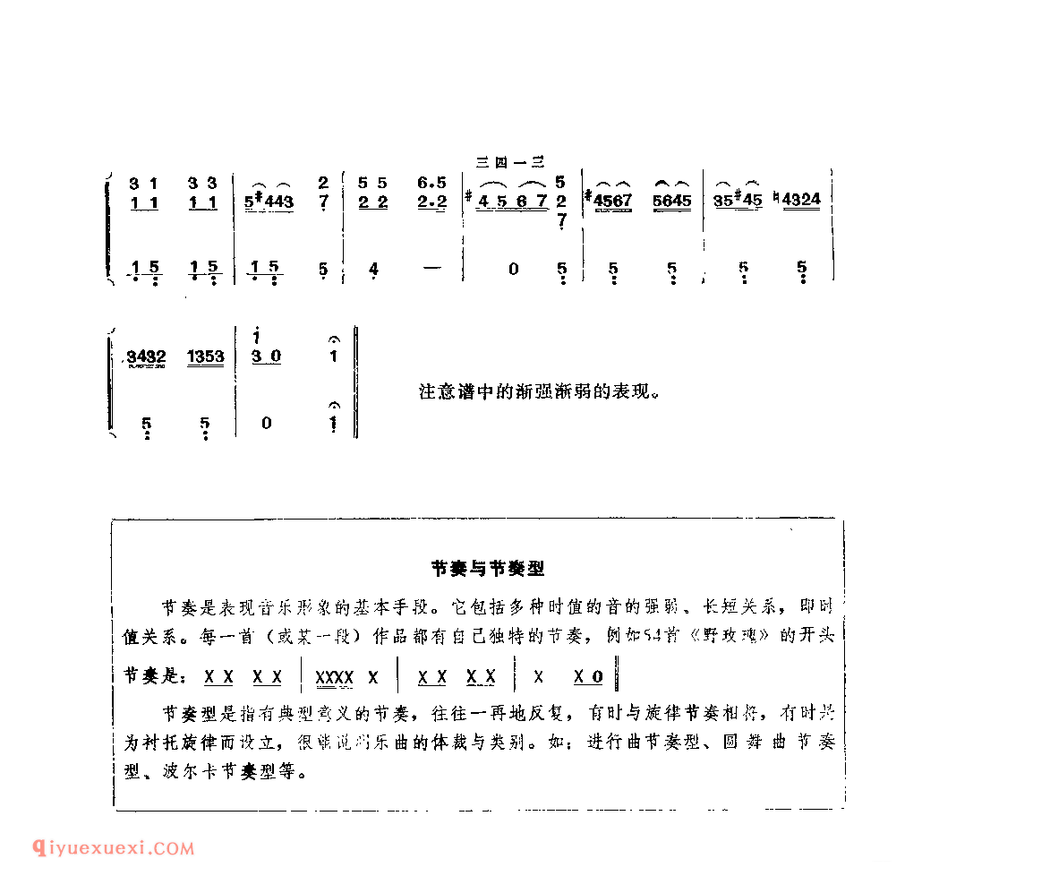 野玫瑰_奥_舒柏特_附:节奏与节奏型_吉他独奏简谱